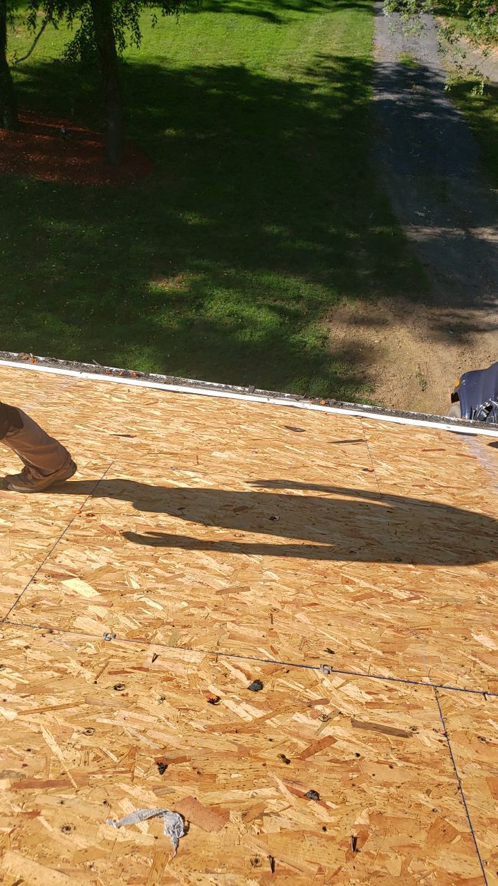 Marshall Roofing Project - Landmark Pro Max Def Pewterwood Designer Shingles by RM Banning, Inc.