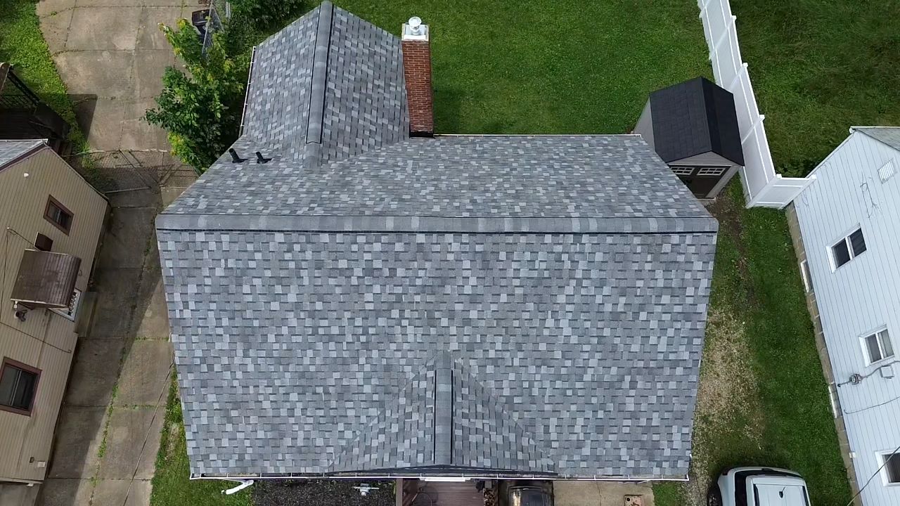 Atlas Pinnacle, Color, Coastal Granite, Drip Edge, Color, Black by Eagle Eye Roofing