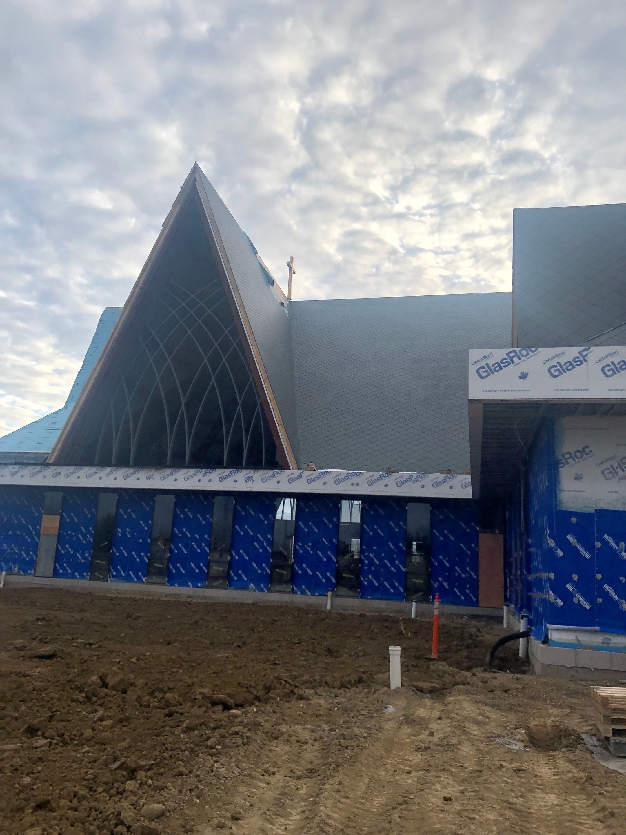 Commercial Roofing Installation using Diamond Tile Metal Shingles , Tpo Flat Roof by Jay Carter Roofing & Sheet Metal