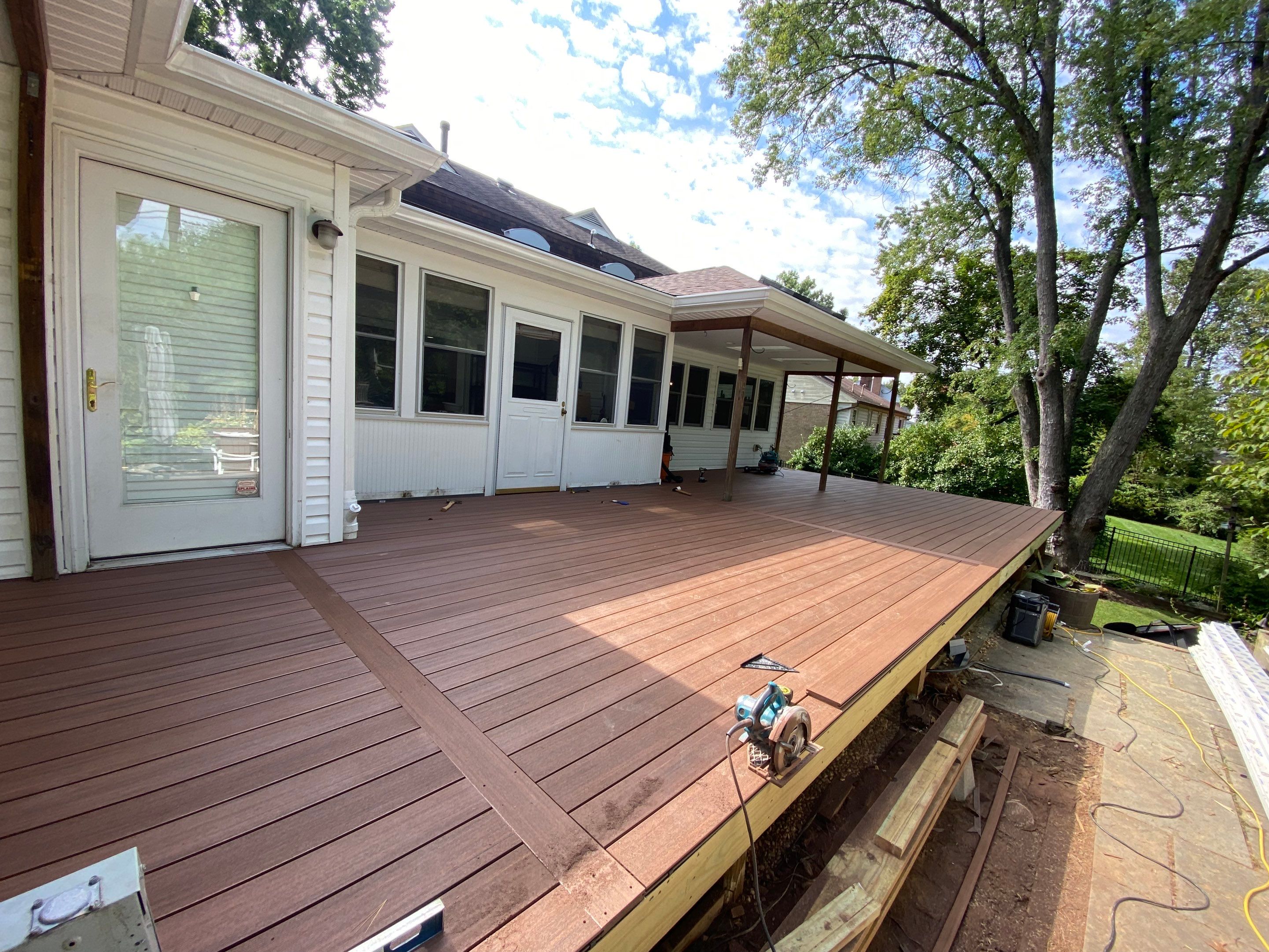 Deck Transformation using Timbertech & Azek by The Smet Companies, LLC