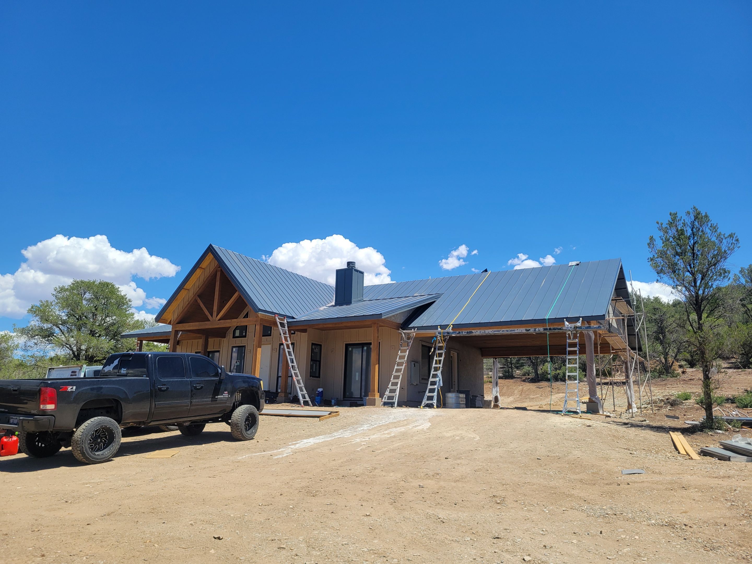 Prescott Standing Seam Metal Roof Installation by Badger Roofing