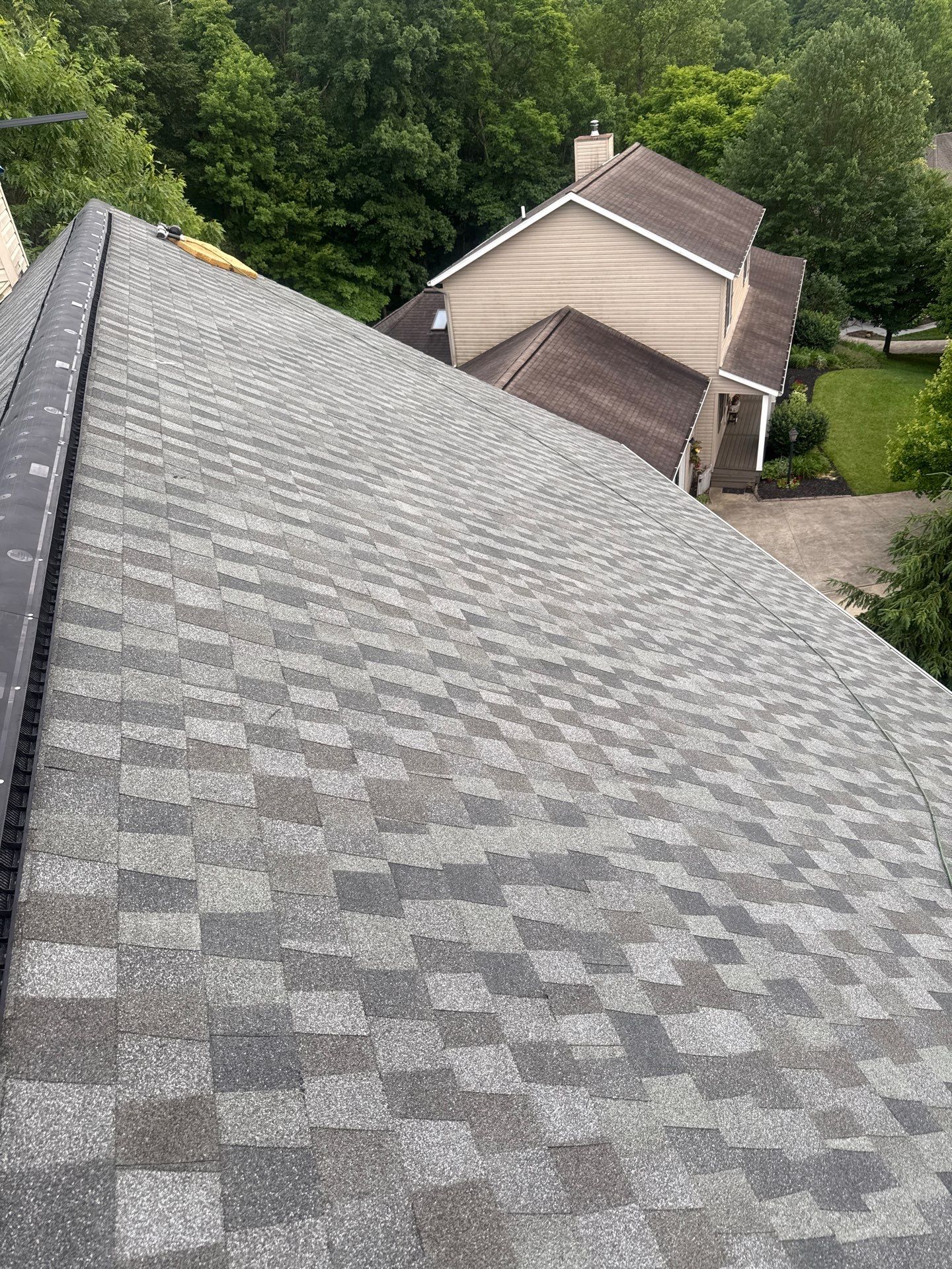 Residential Roofing Installation using GAF Timberline HDZ Mission Brown by Rainstoppers Roofing