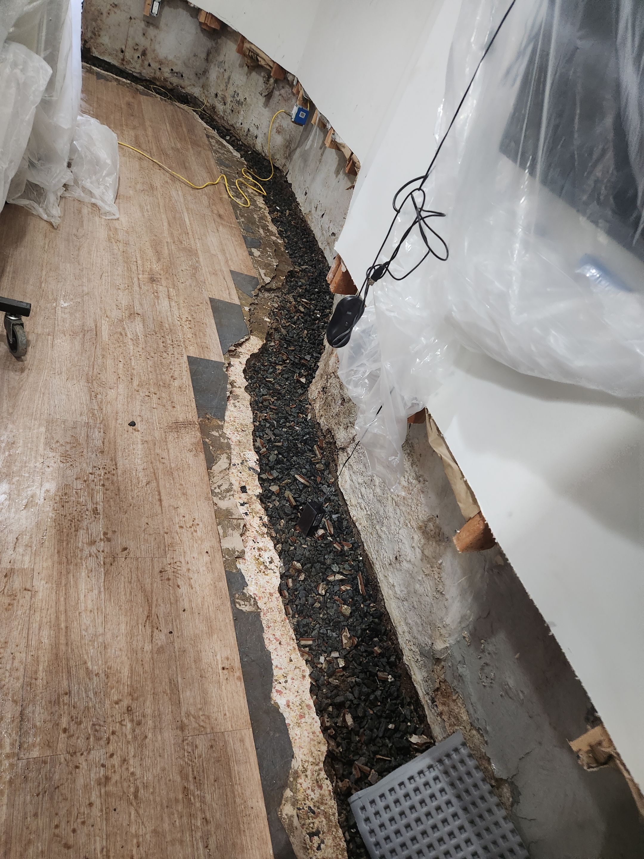 Interior French Drain Kearny NJ by Pure Service Pro, LLC 