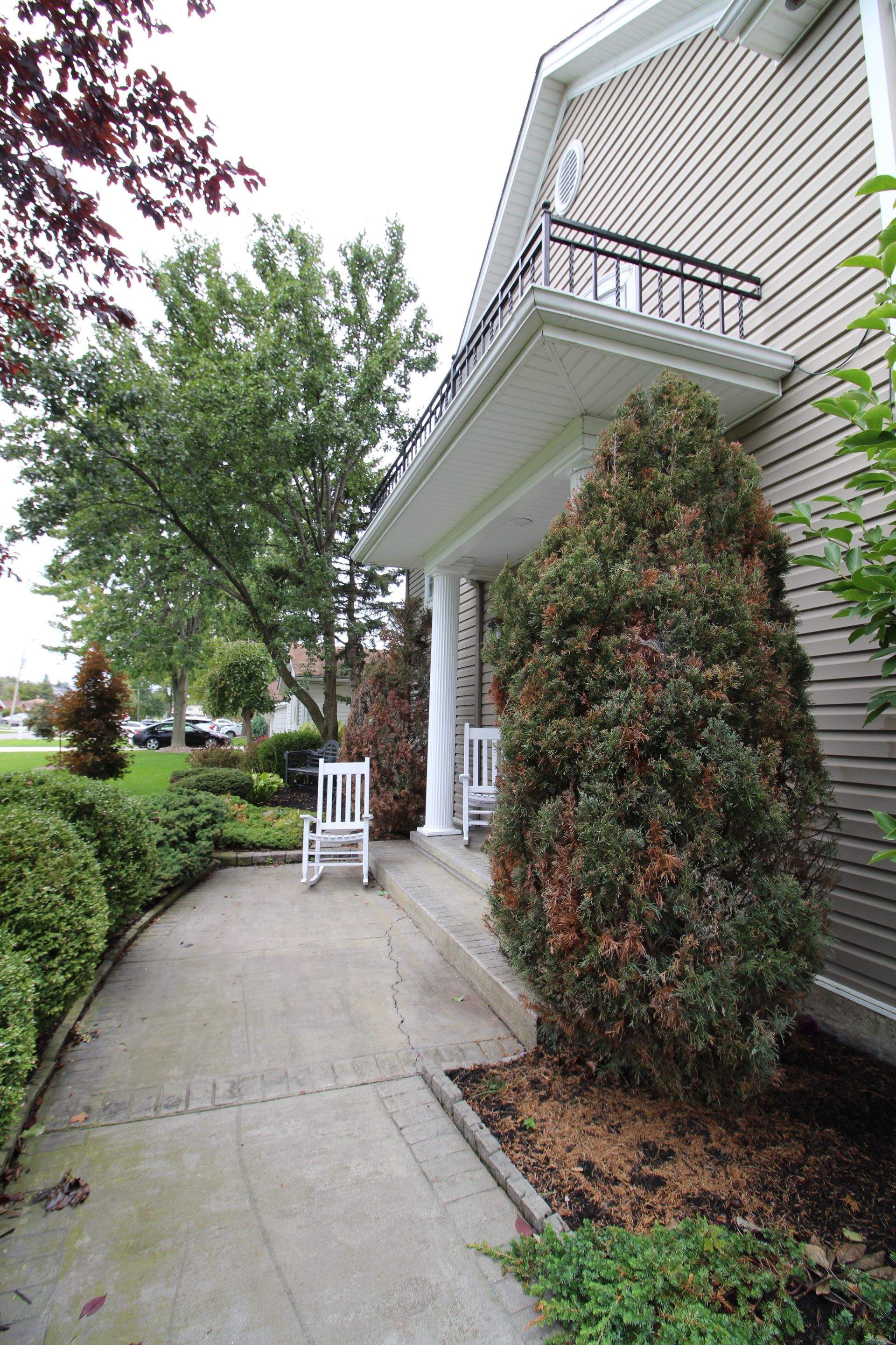 Exterior Renovations- Siding, Concrete, Railings, and Entry Door  by Ivy Lea Construction