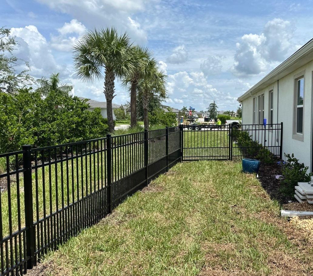 Aluminum Fence Installation using 3 Rail Aluminum Fence by Asap fence and gates, LLC