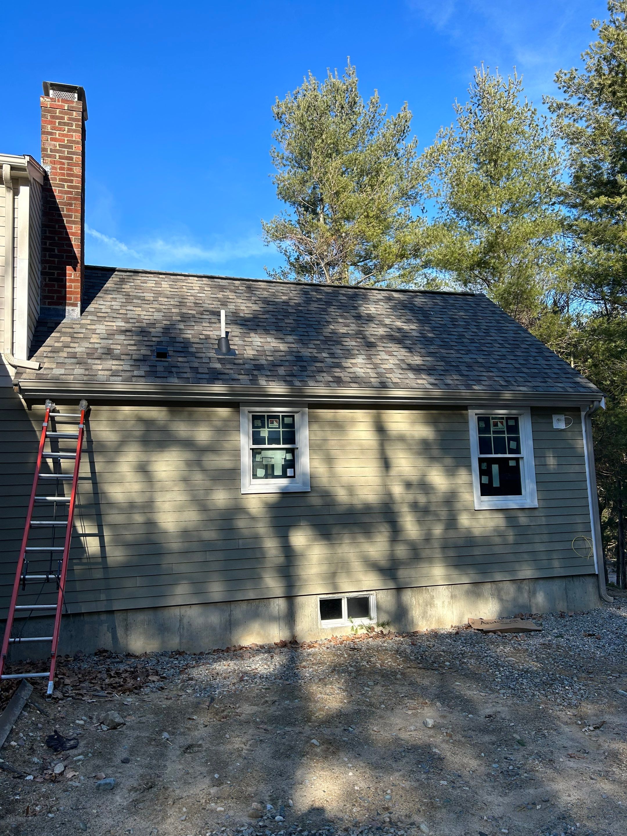 Foxboro, MA Gutter Installation using 5" K-Style Aluminum Gutter by Gutter Pro Enterprises