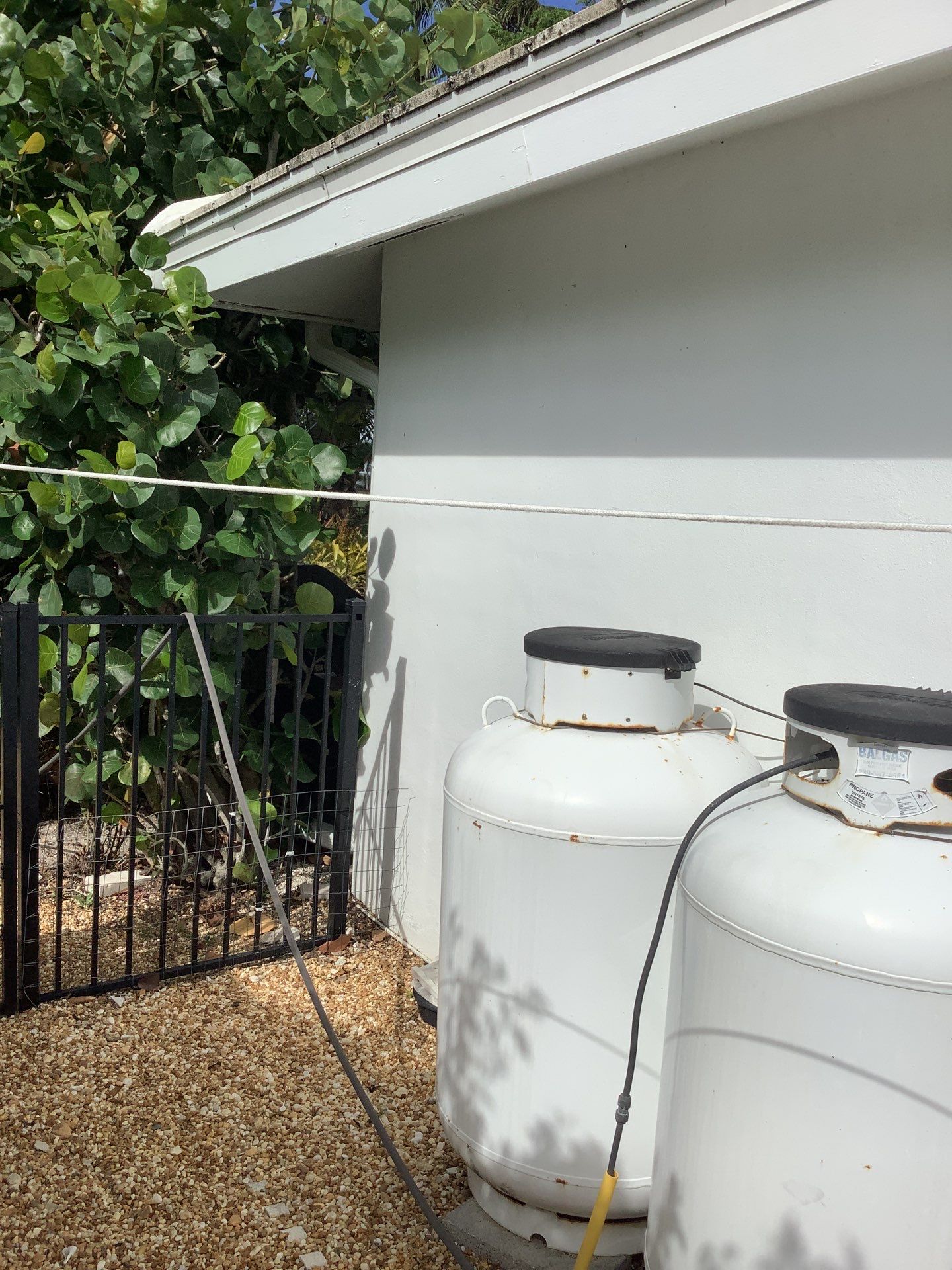 K-Style Seamless Gutter Installation using 3X4 Elbow Downspout in Marco Island, FL  by Gutter Professors