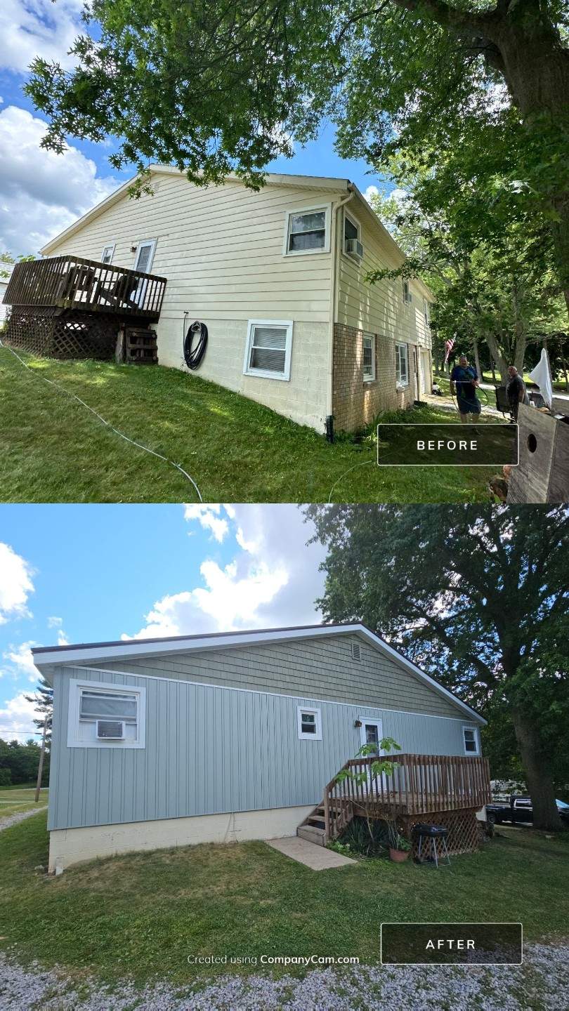 Complete Siding Replacement and Exterior Transformation in Lodi, Ohio by Cornerstone Roofing And Siding