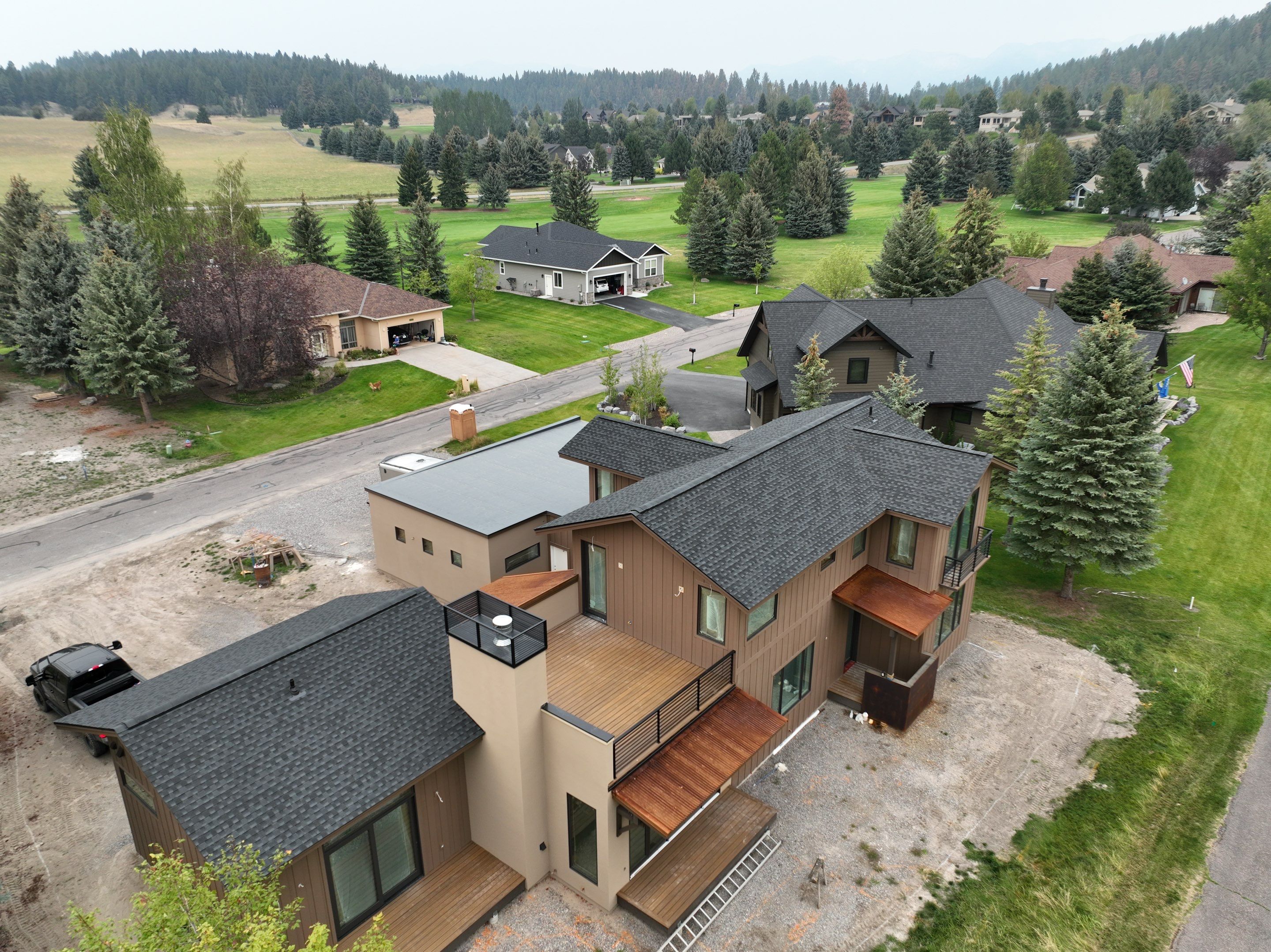 GAF Timberline HDZ - Charcoal by Montana Roofing Solutions