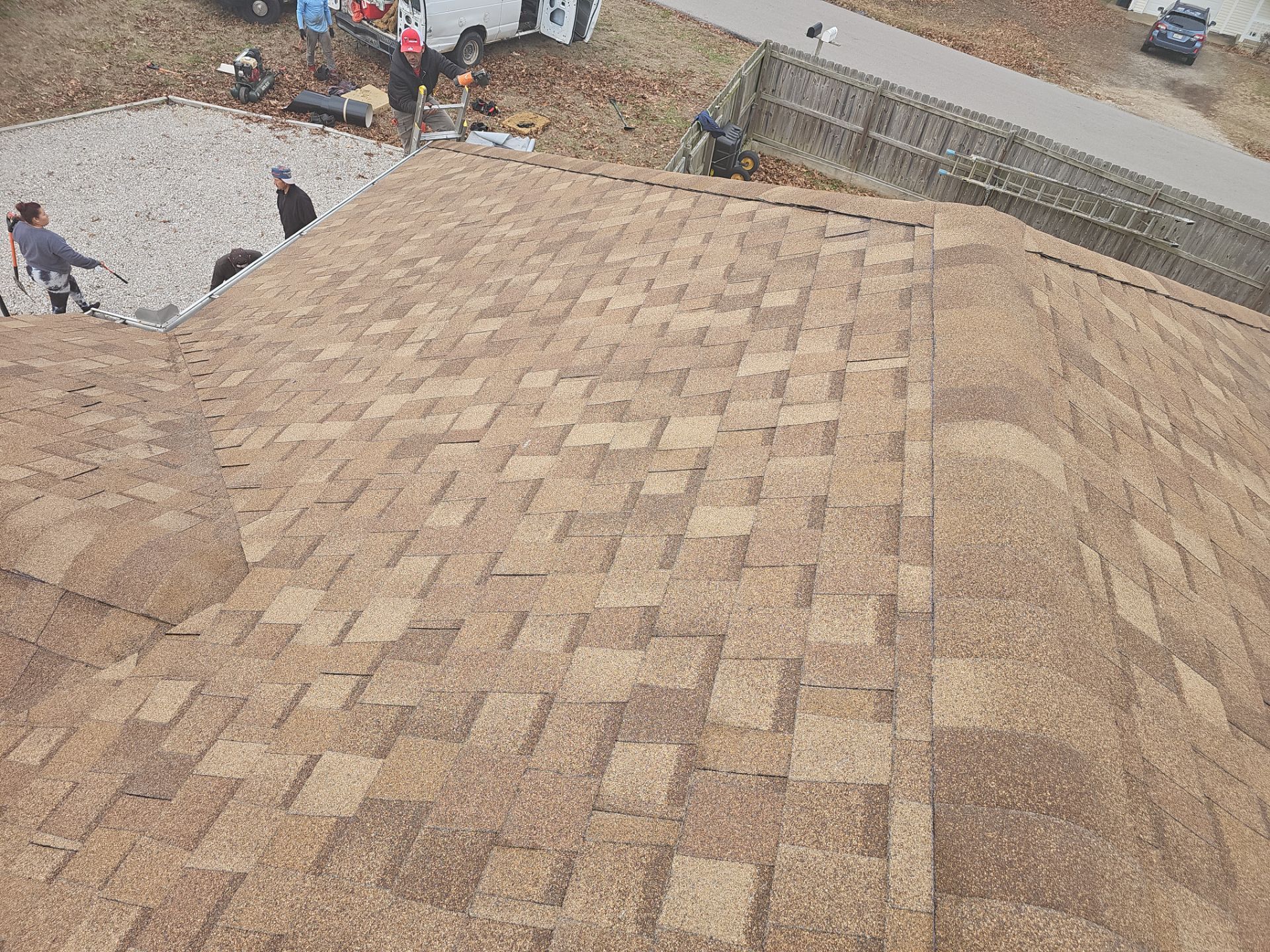 Residential Roof Replacement - Atlas Pinnacle Pristine Architectural Shingles - Color Morning Harvest  by Titan Commercial & Residential Roofing 