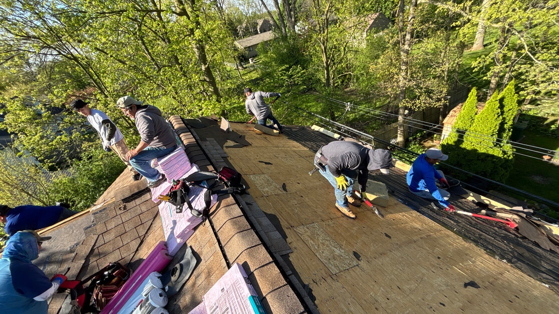 Roof Replacement using Owens Corning Sand Dune by 180 Contractors