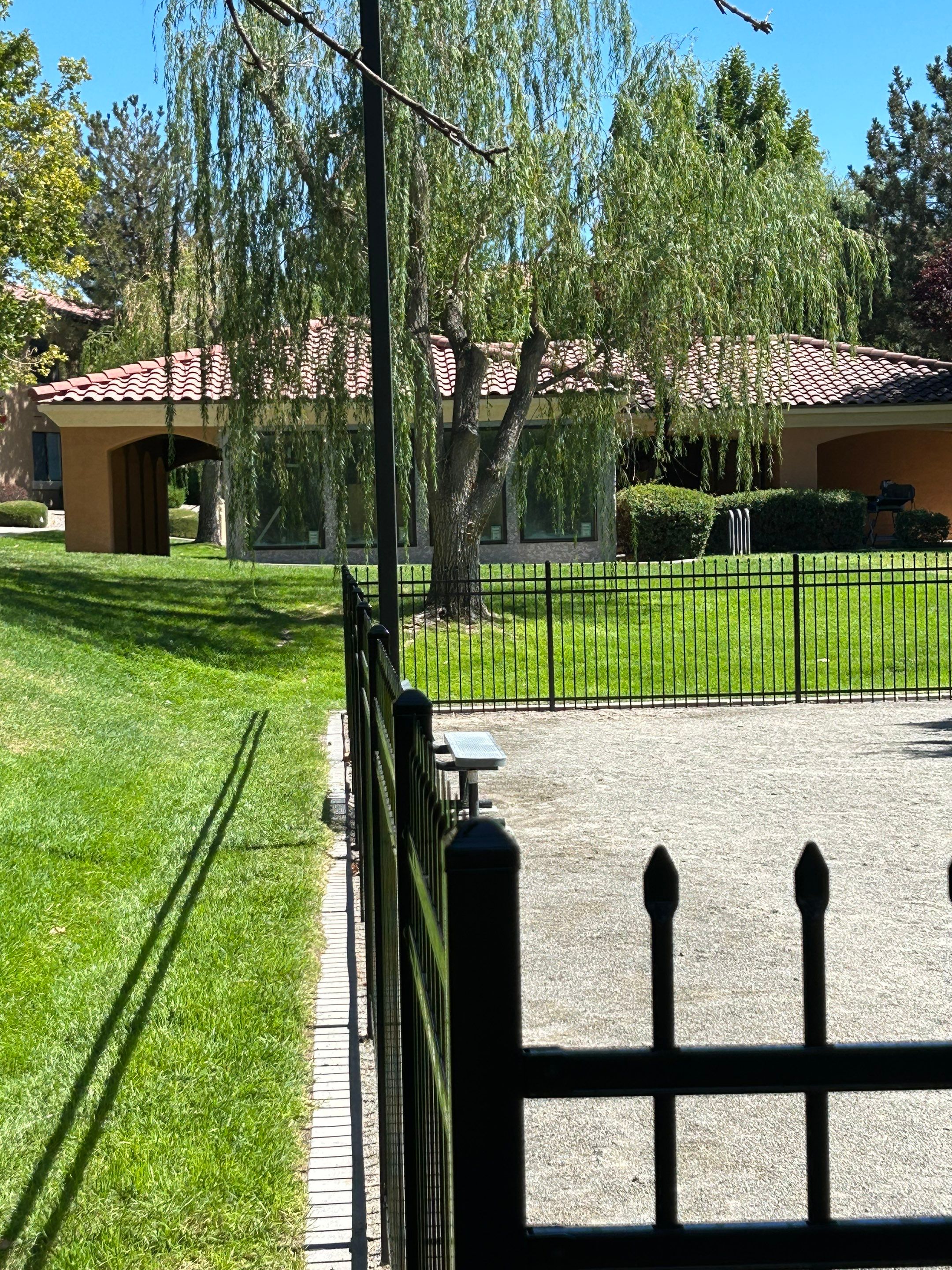 Light Commercial using Ameristar wrought iron by Valley Fence Company