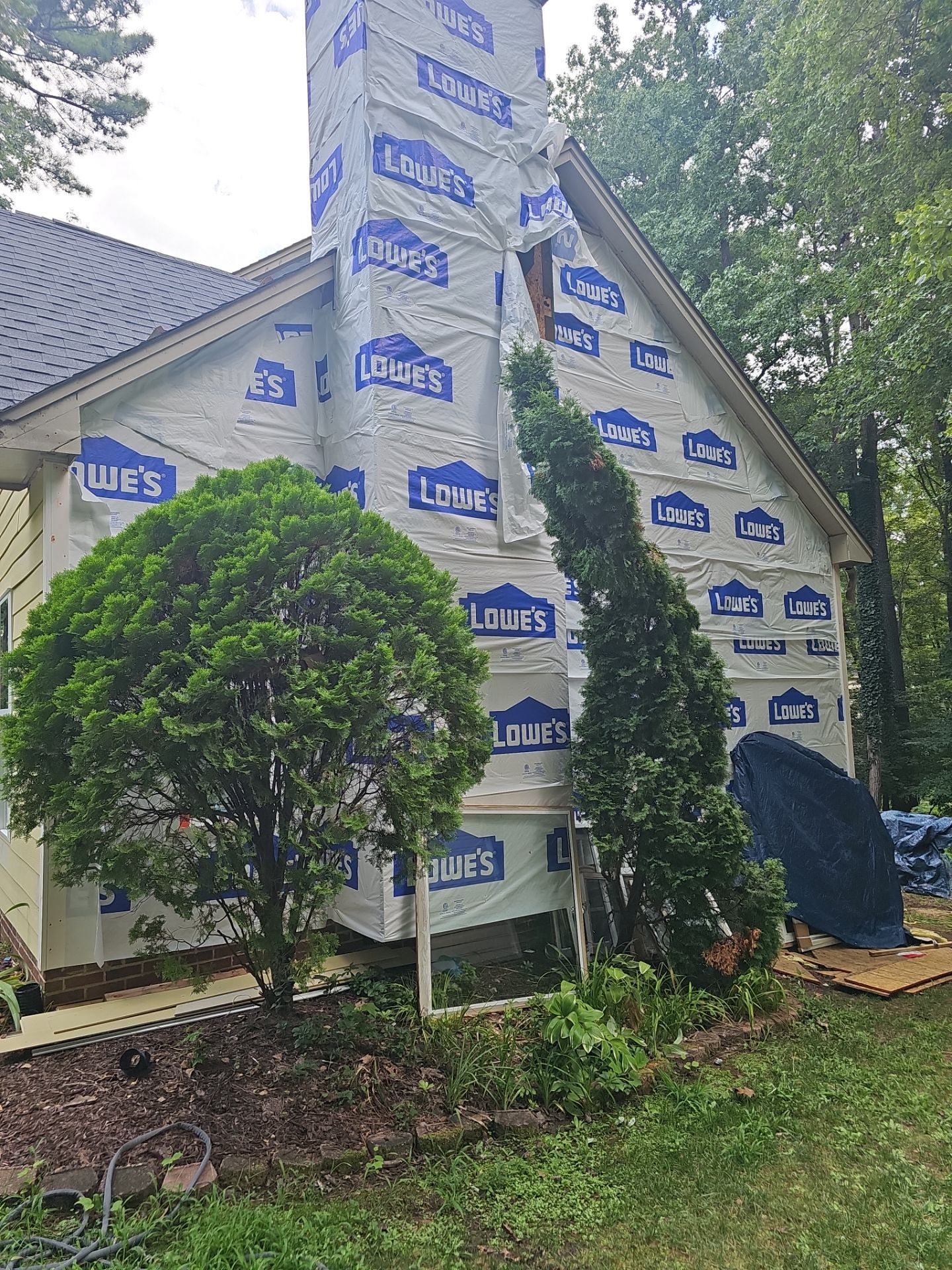 New Windows, Siding, Trim, Fence, and Backyard Concrete Pad by Billy Weatherspoon Contractor