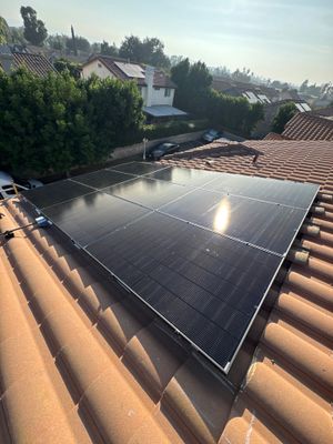 Nine-Panel Solar Power System Installation in Los Angeles