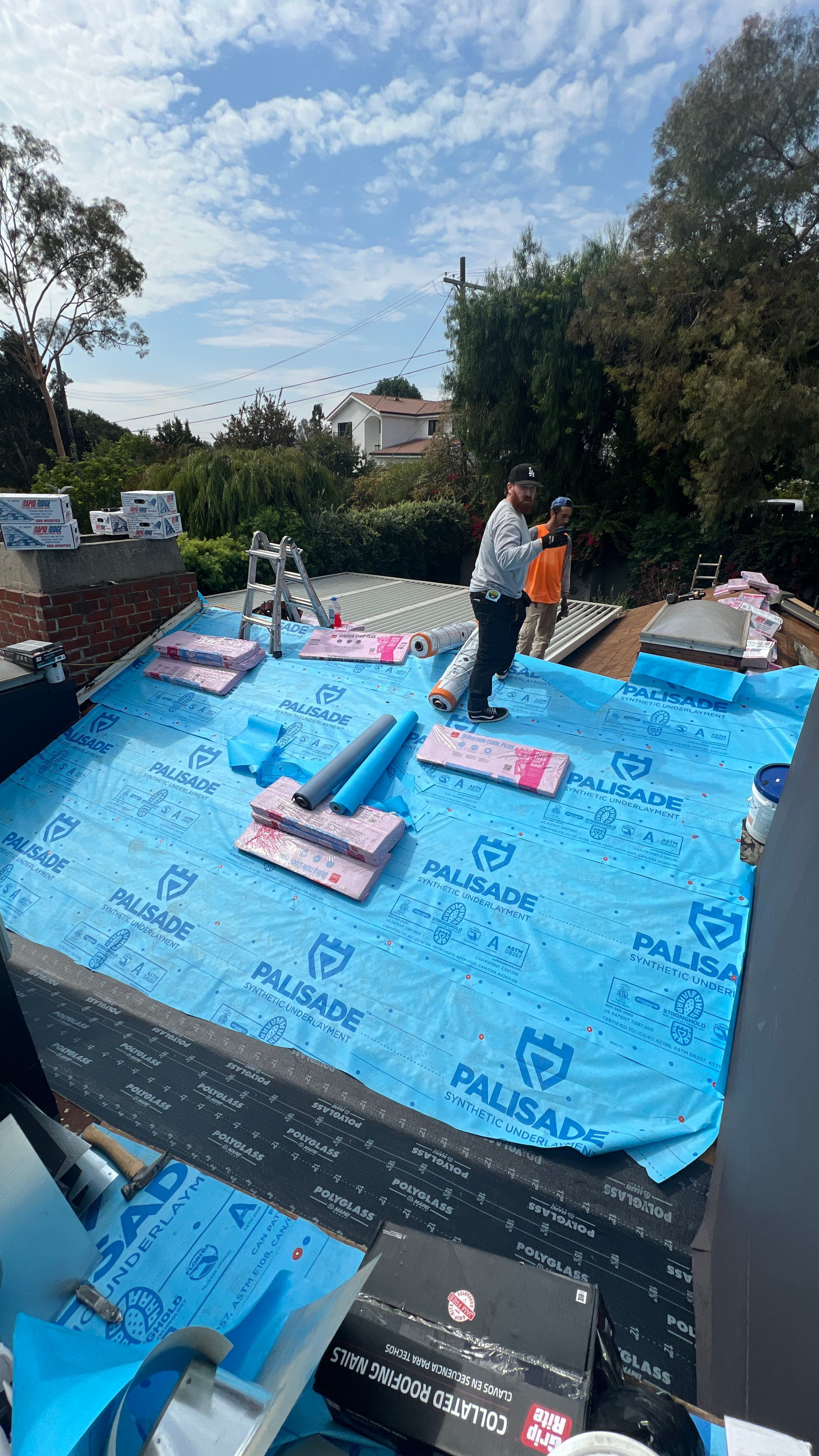Residential Roofing Installation using Shingles and Silicone by Hull Brothers Roofing