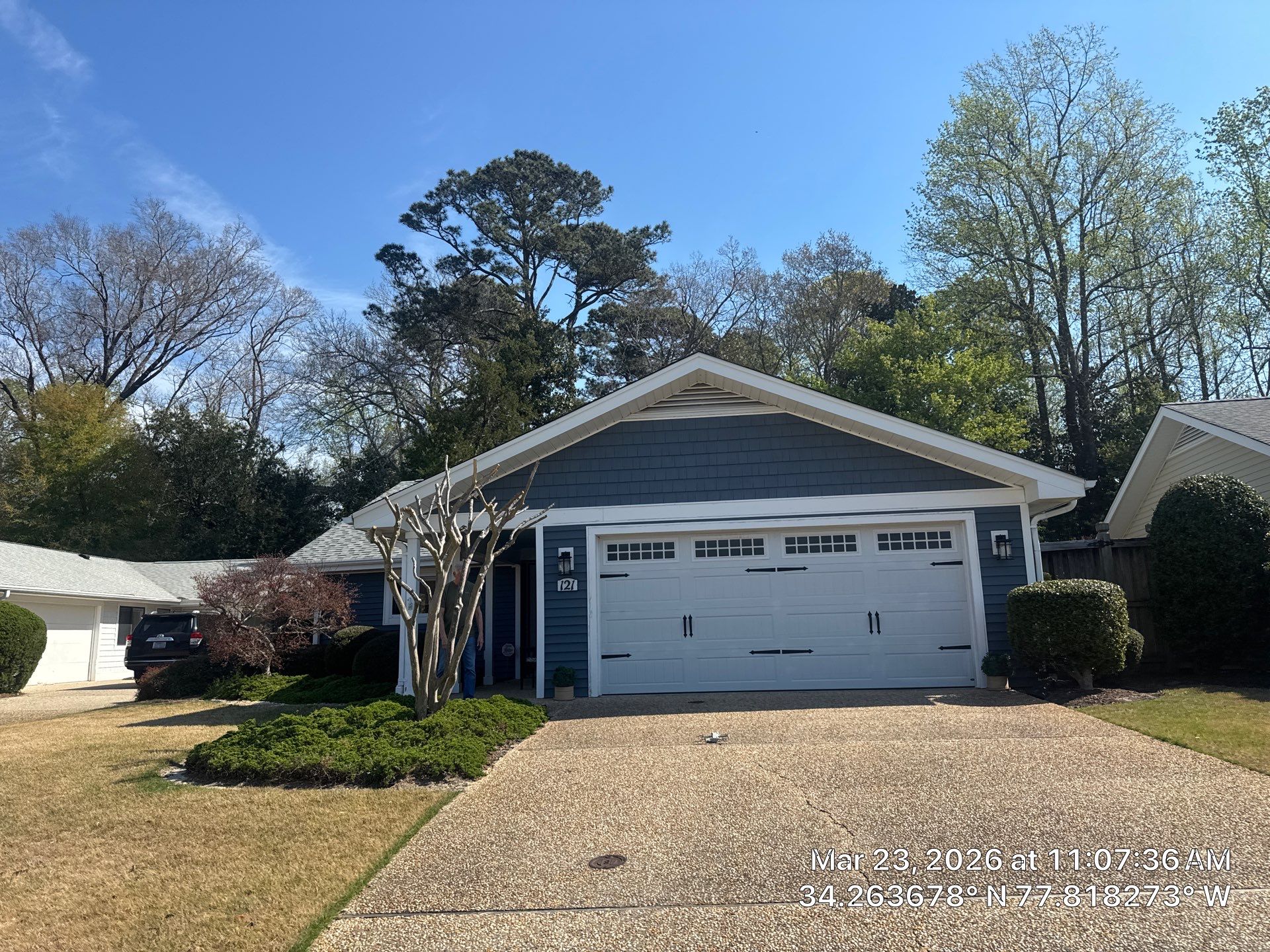 A 5-year-old roof that needed full replacement by North Carolina Roofs
