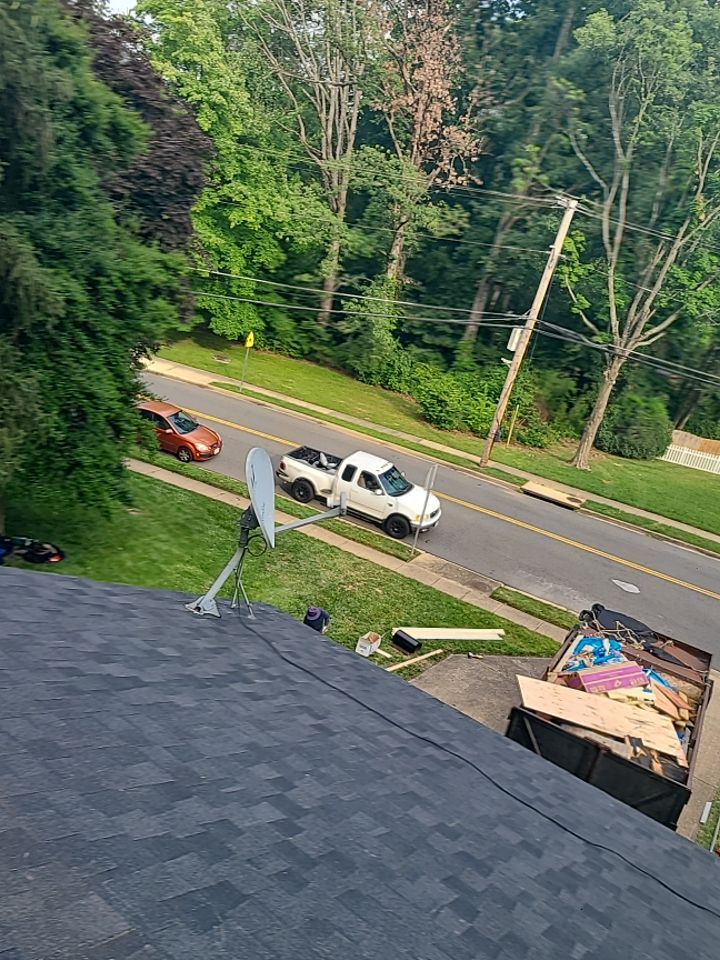 Springfield Tree Damage Restoration: CertainTeed Landmark Designer Shingles in Charcoal Black by RM Banning, Inc.