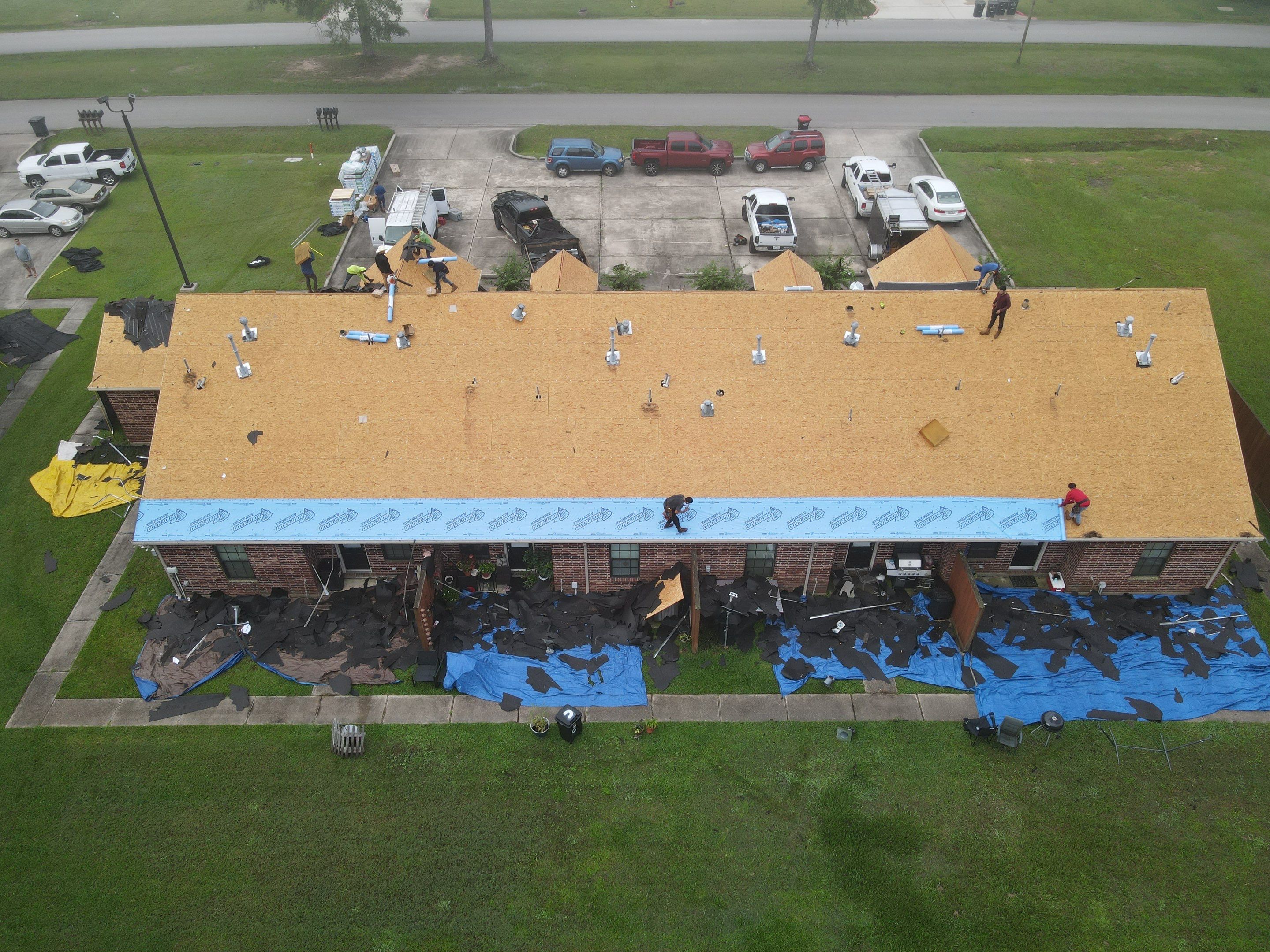 Commercial Roofing Installation using Malarkey Vista Impact Resistant by Roof Concepts Construction