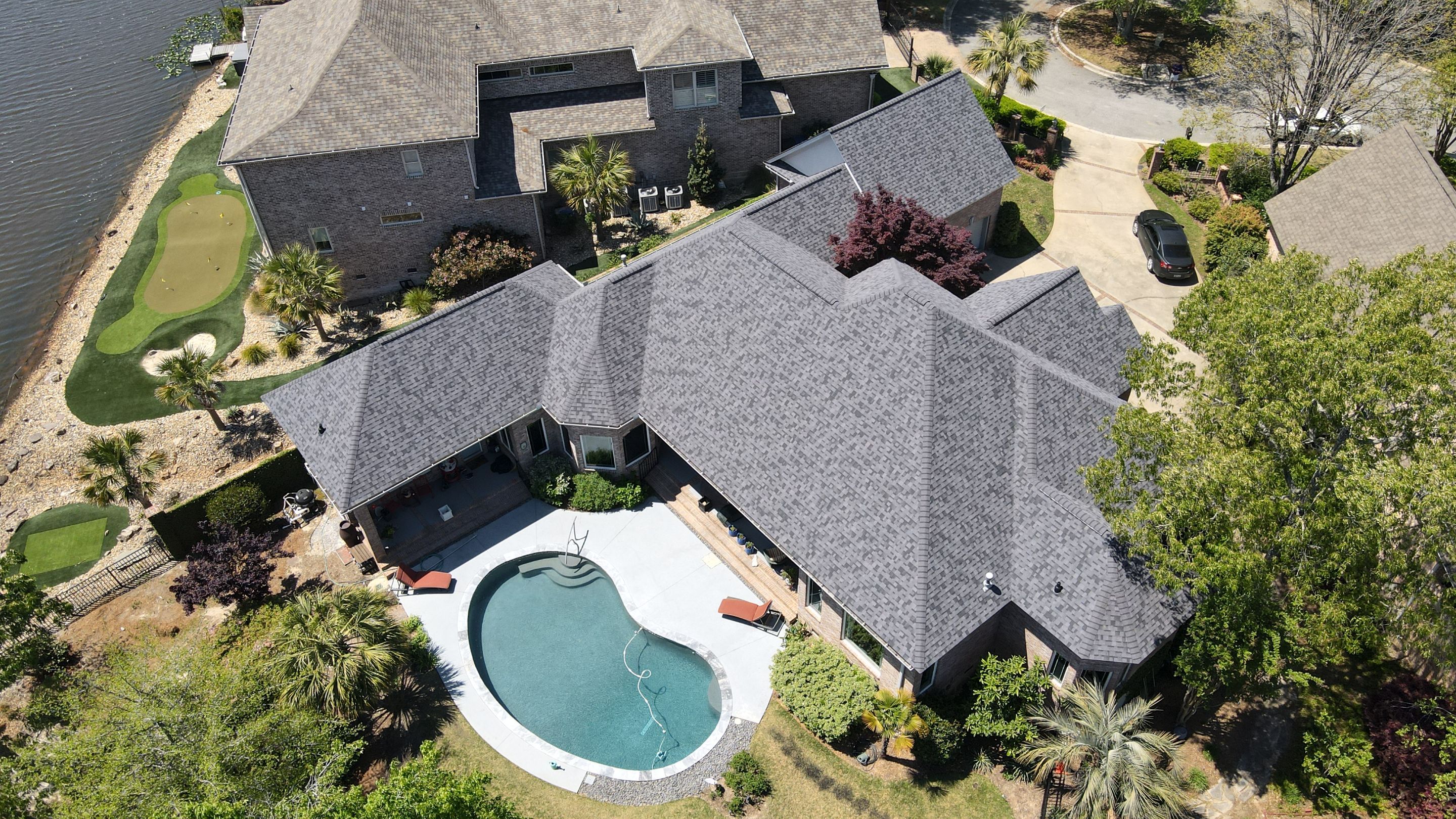 Residential Roofing Installation using Owens Corning Duration Midnight Plum by Indigo State Roofing