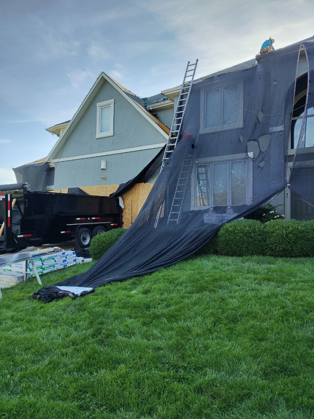 Project in Overland Park by HT Roofing & Construction, INC