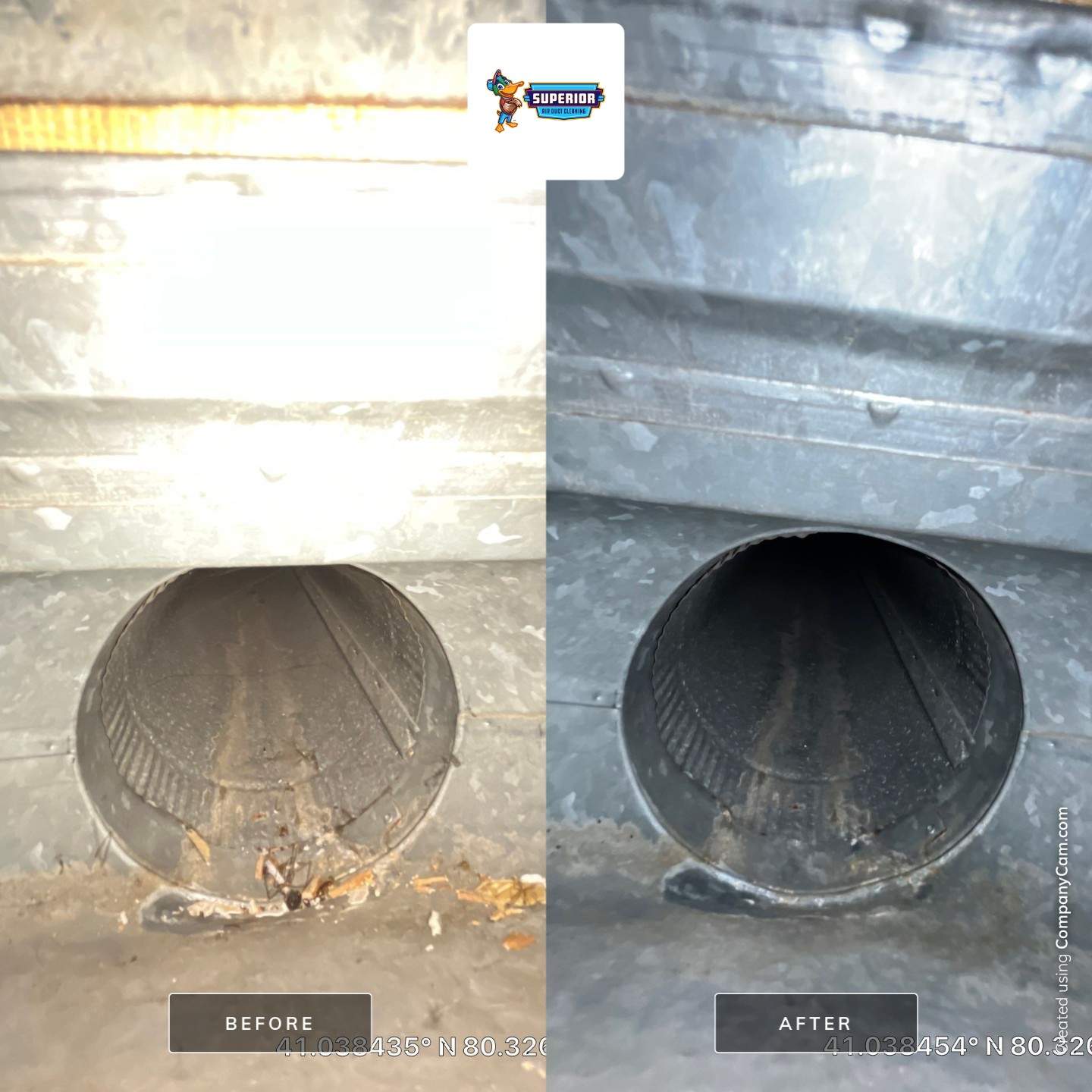 Air Duct Cleaning With a Vacuum Truck in New Castle, PA by Superior Air Duct Cleaning