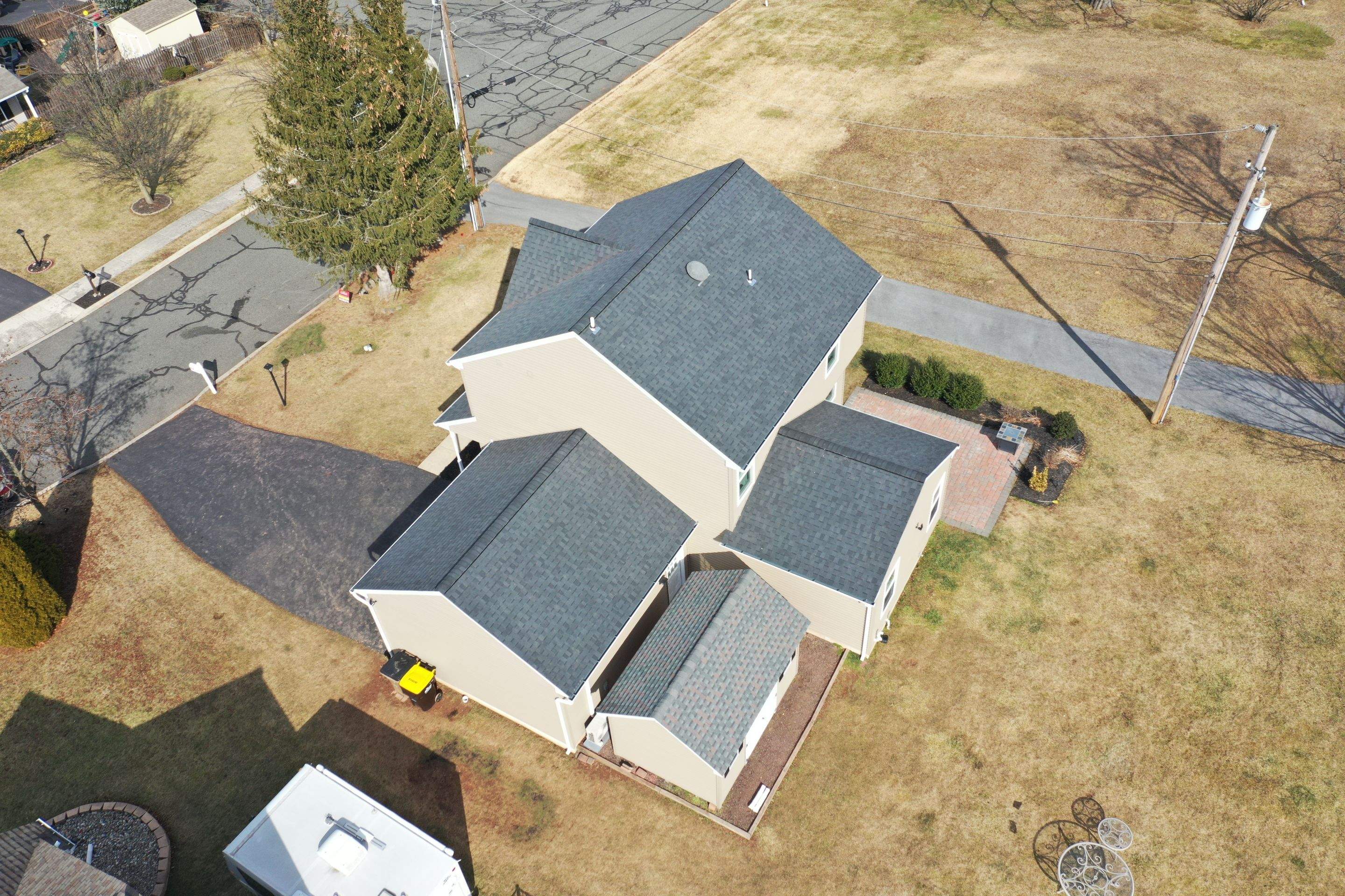 Roofing Installation using CertainTeed Landmark - Moire Black by Storm Guard of Ches-Mont PA