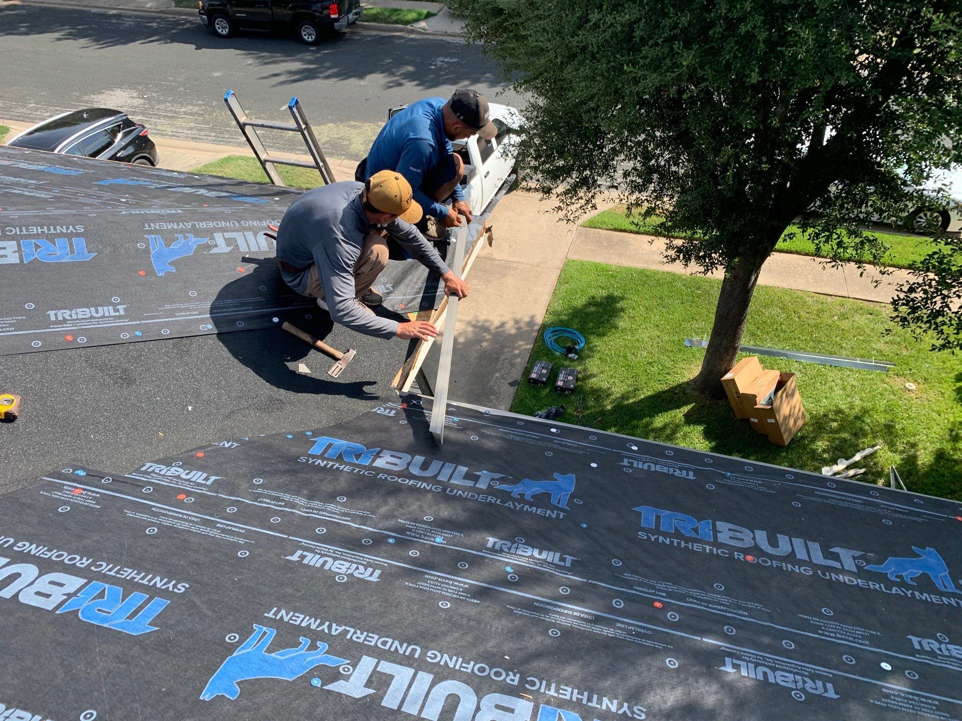 GAF Timberline HDZ Roofing Replacement and Fascia Restoration in Round Rock by Caliber Restoration LLC