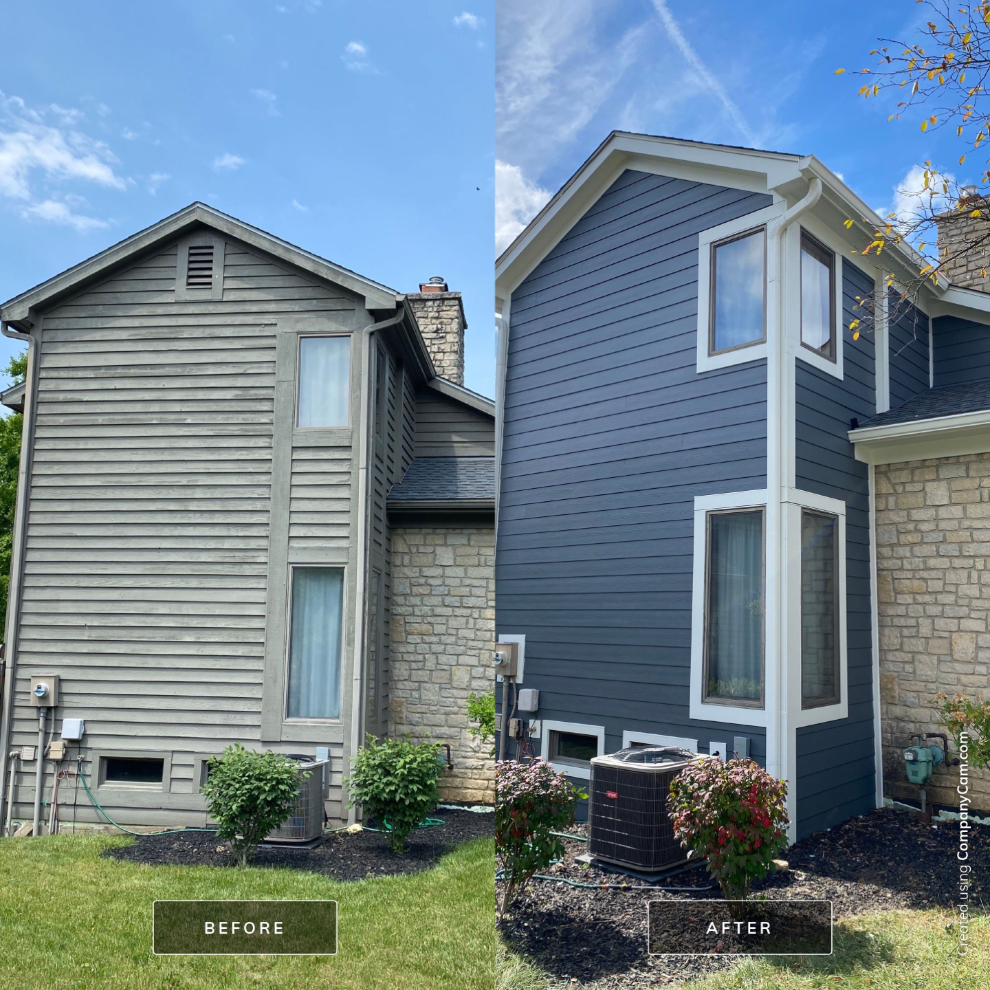 Siding Installation using James Hardie Fiber Cement Lap Siding by Best Exteriors Inc