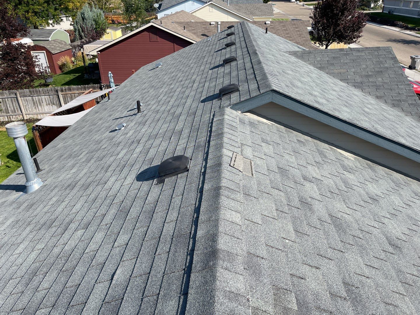 Nampa bungalow gets residential roofing using Owens Corning Oakridge in Teak by ID Roofing LLC