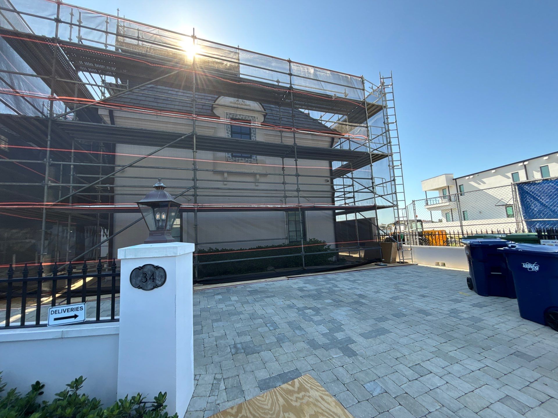 Gutter Installation using Half Round Seamless Gutters in Tampa FL by Gutter Professors