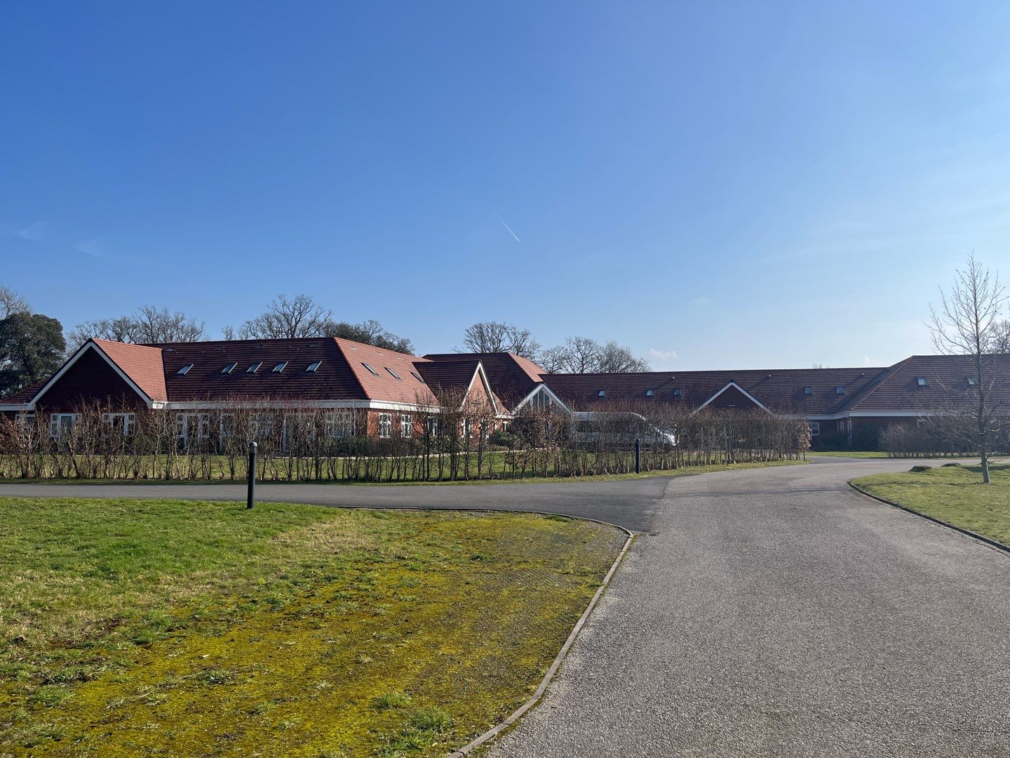 Large Care Home Roof Clean using Mosmatic FSC and Biocide by Ges Exterior Cleaning ltd
