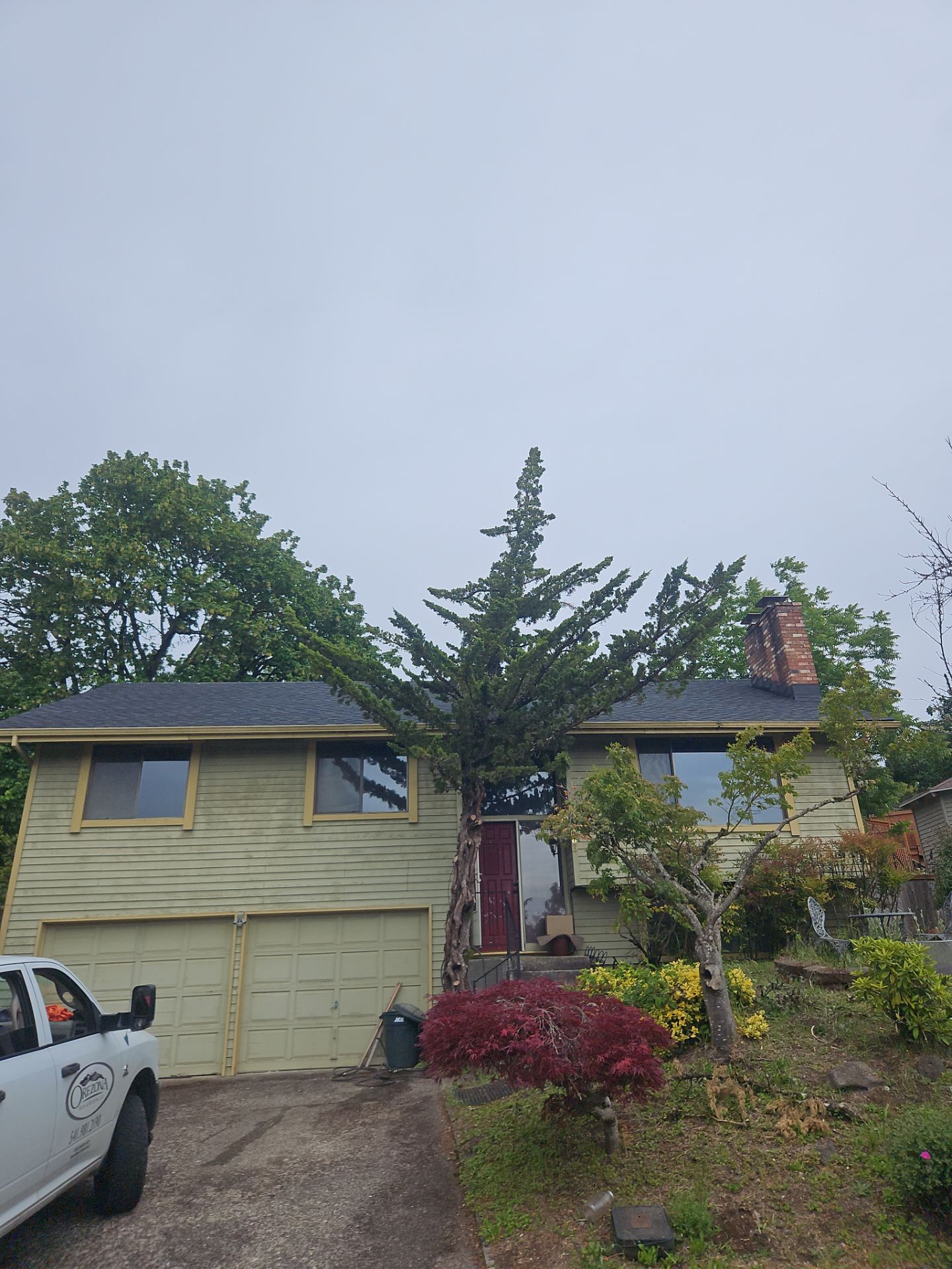 Residential Roofing Installation using IKO Dynasty (Color: Granite Black) by Orezona Building & Roofing Company, Inc.