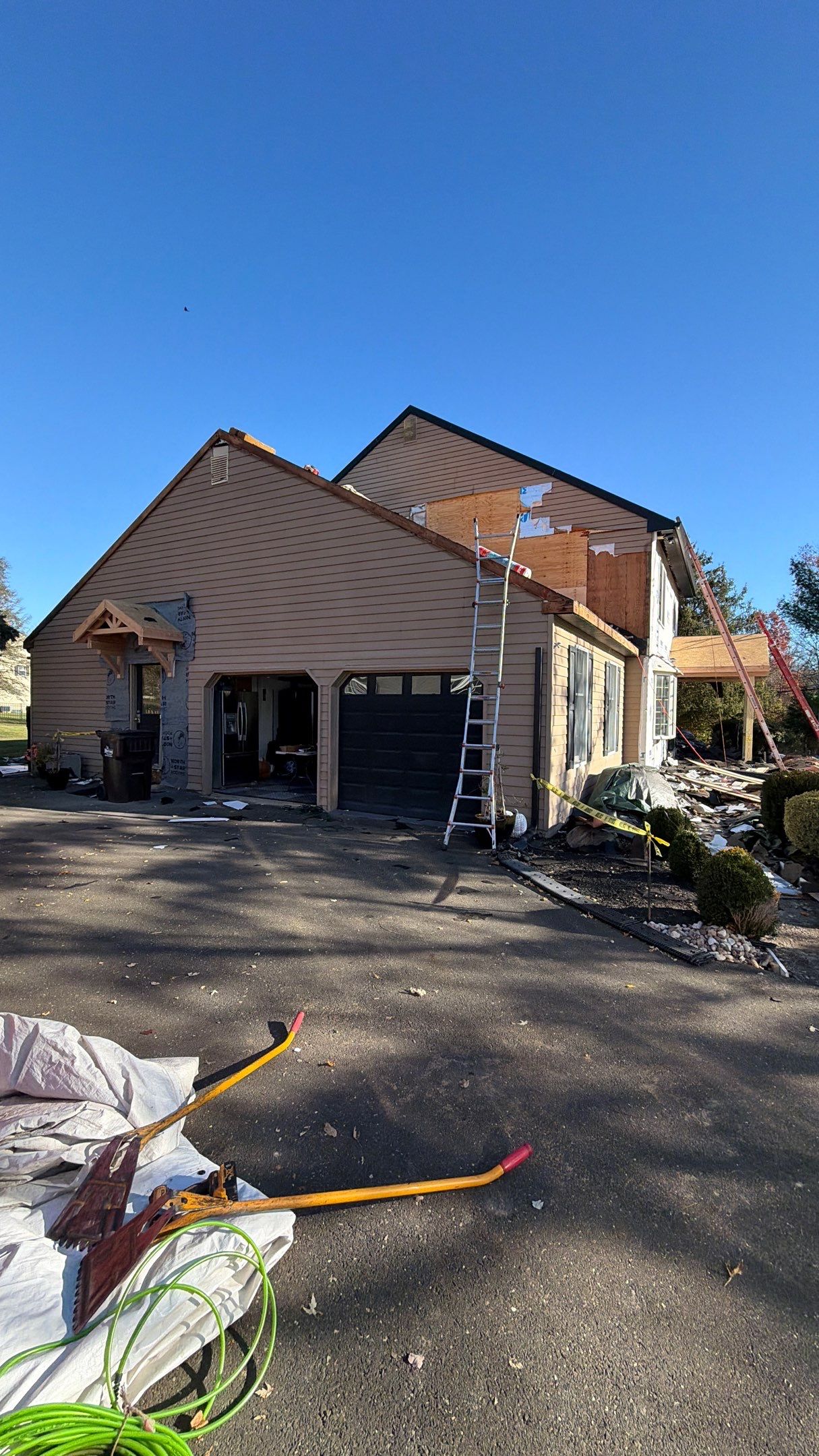 Full Exterior Renovation with GAF Roofing System in North Wales by North Star Roofing