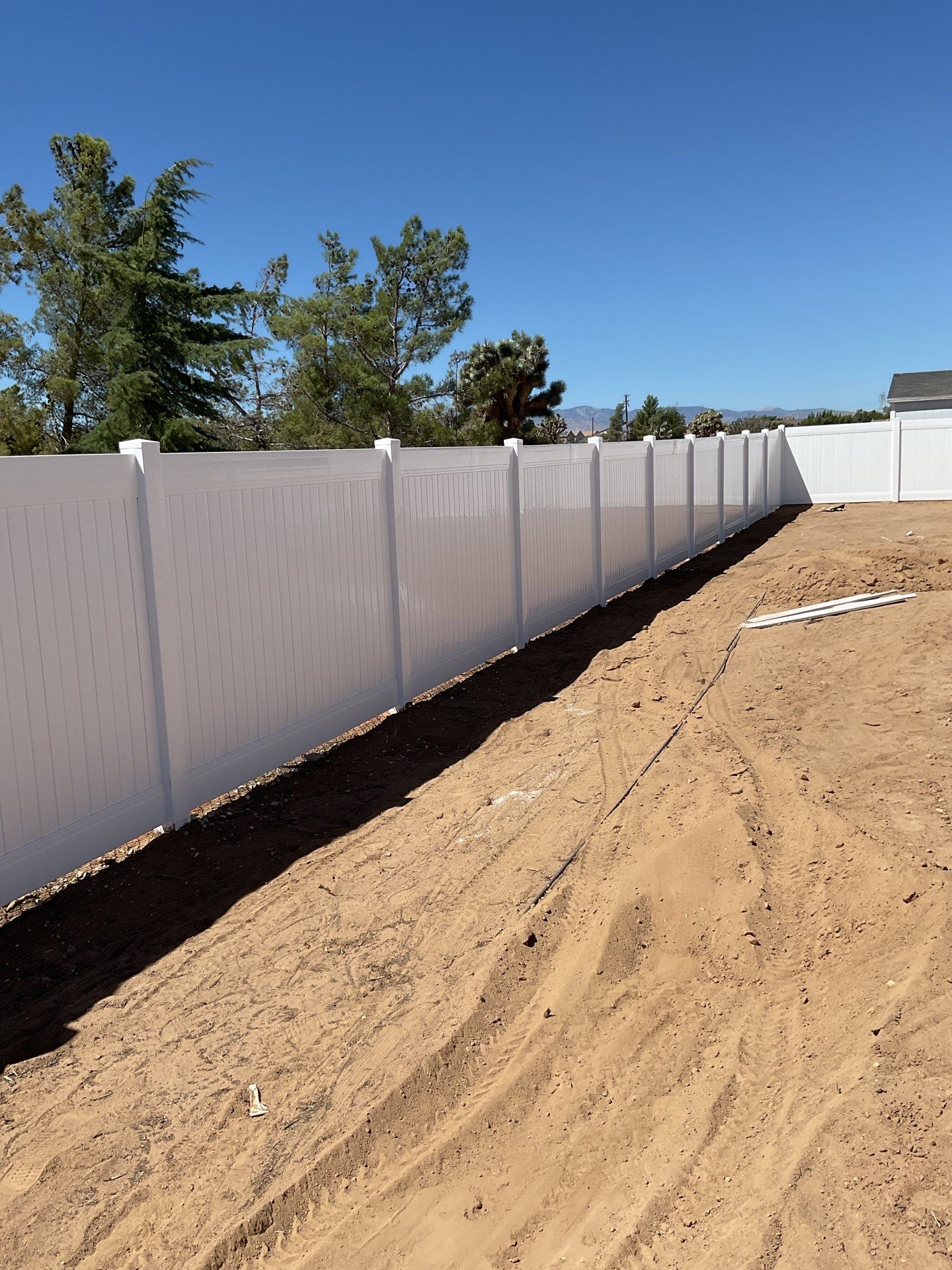 Fence Installation using Vinyl by Fence Guys Inc. 