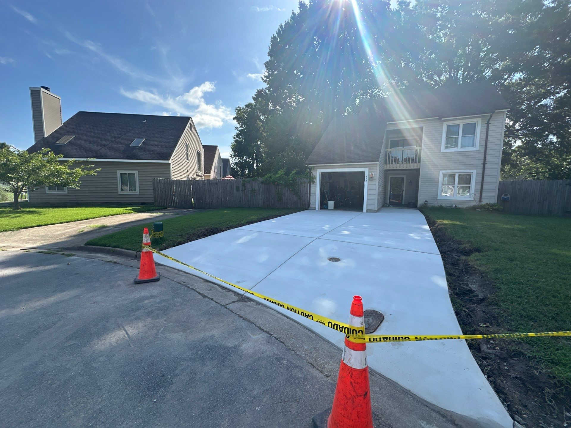 Project in Virginia Beach by Sam The Concrete Man Virginia Beach