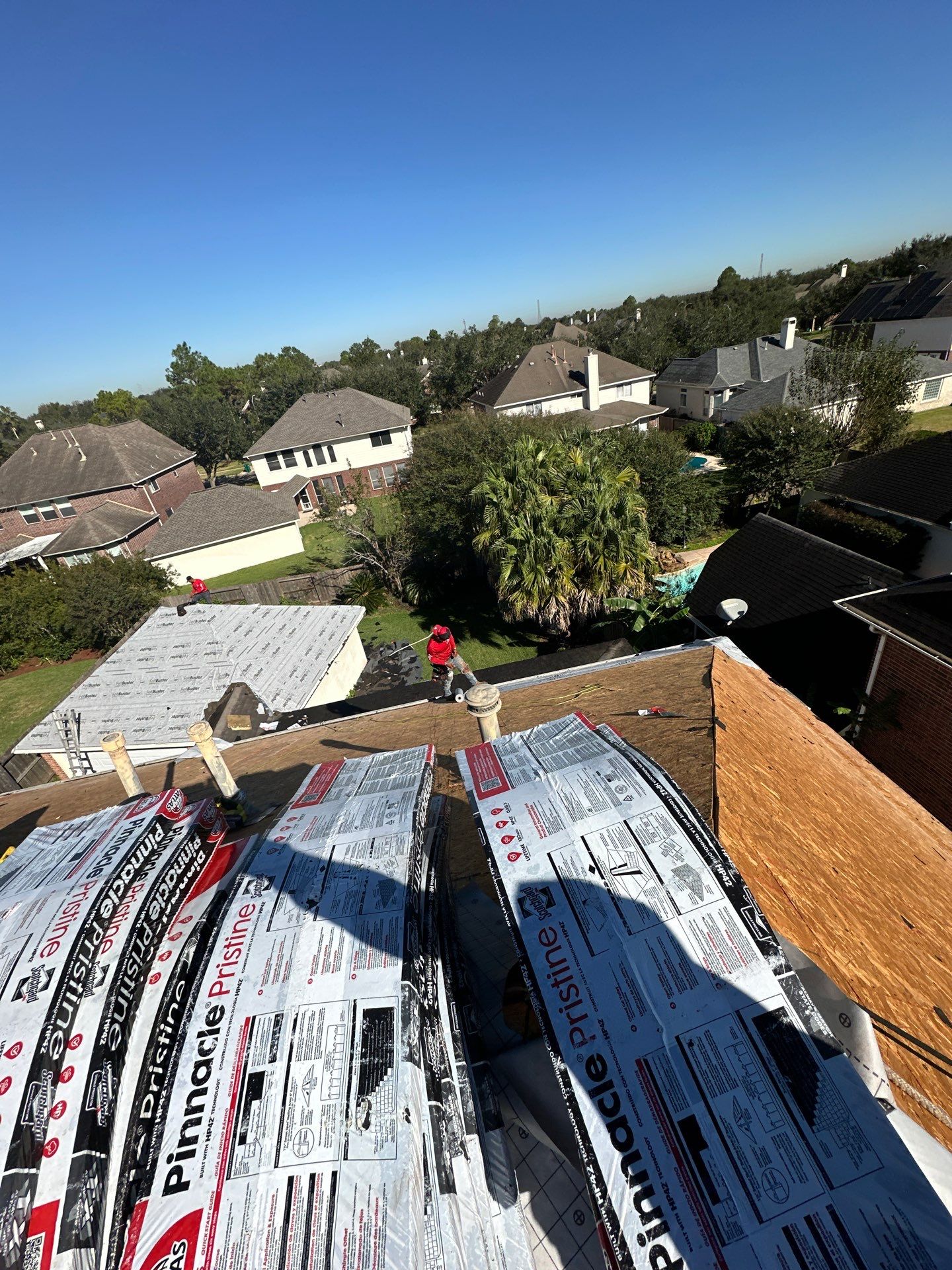 Project in Pearland by Motion Roofing