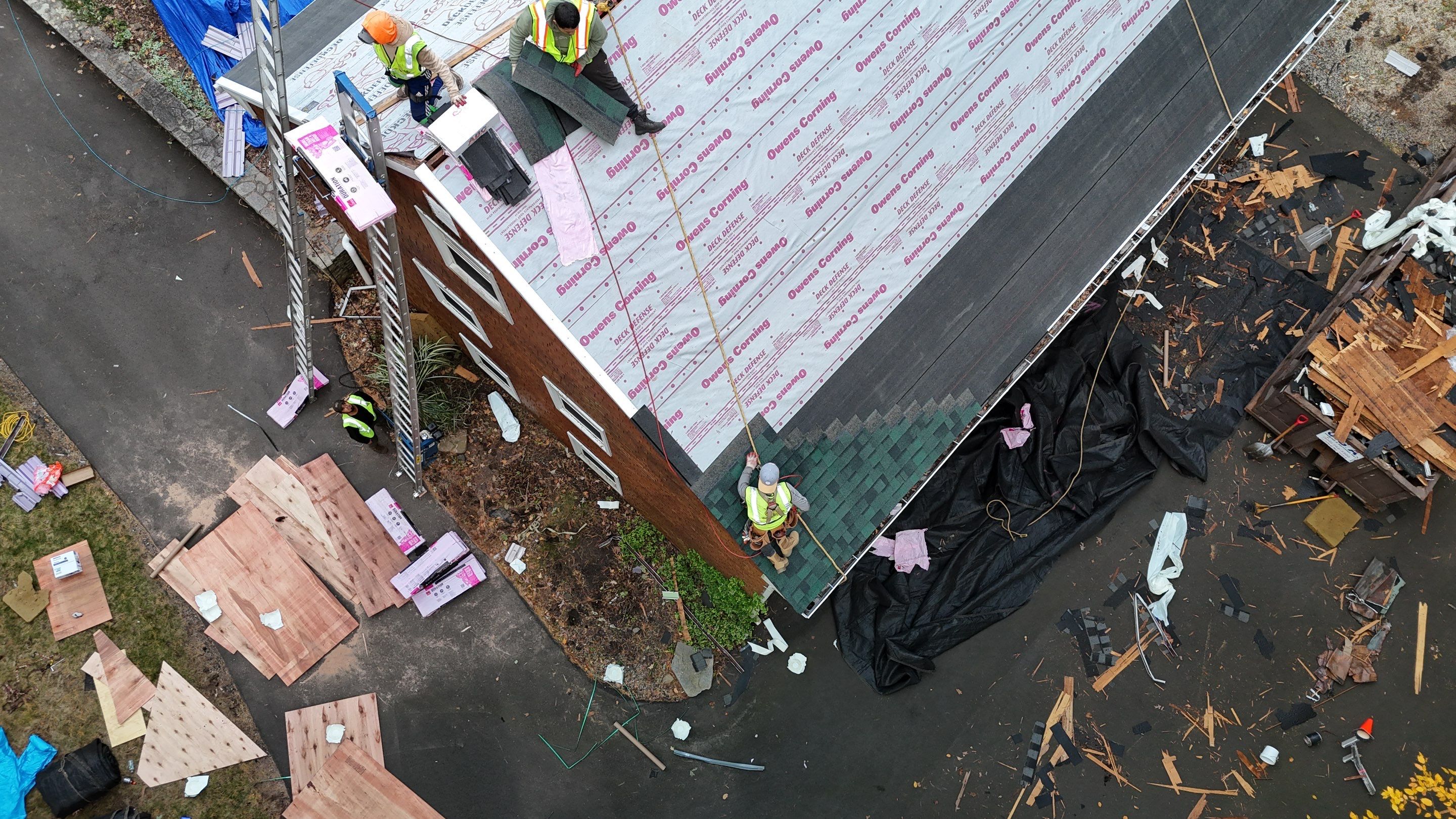 Owens Corning Duration : Chateau Green with Copper Accents in Avon, CT by Golden Shield Roofing