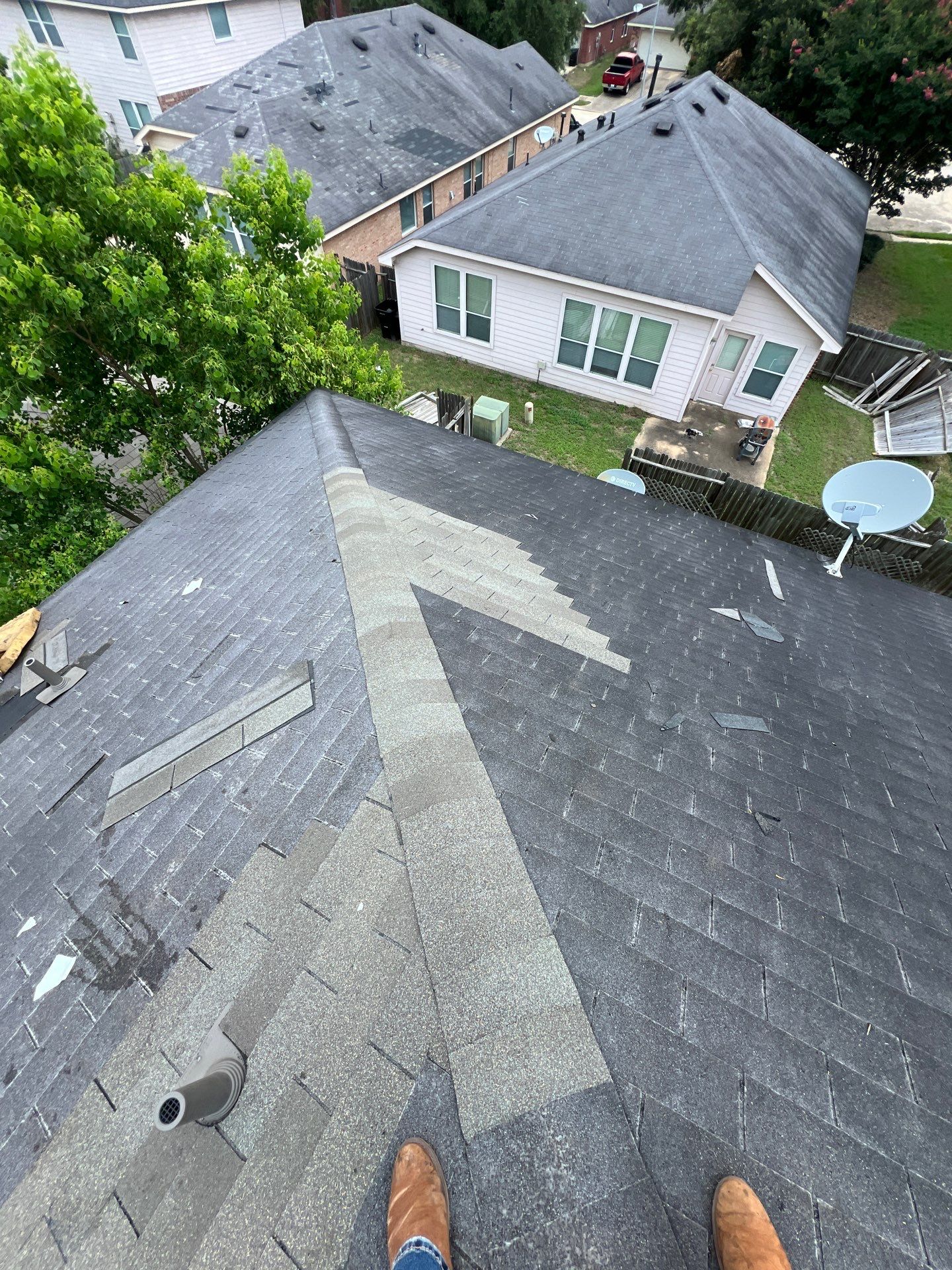 Residential Roofing Repair using Owen's Corning Duration (Lifetime) Shingles by Roof Repair Company