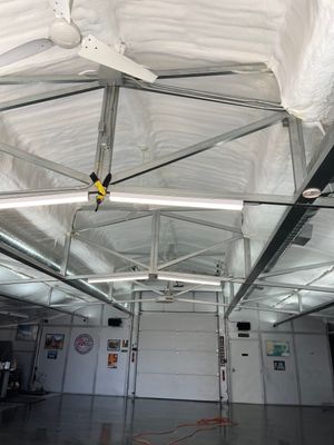 Sunnyvale Tx, Close cell spray foam custom garage 