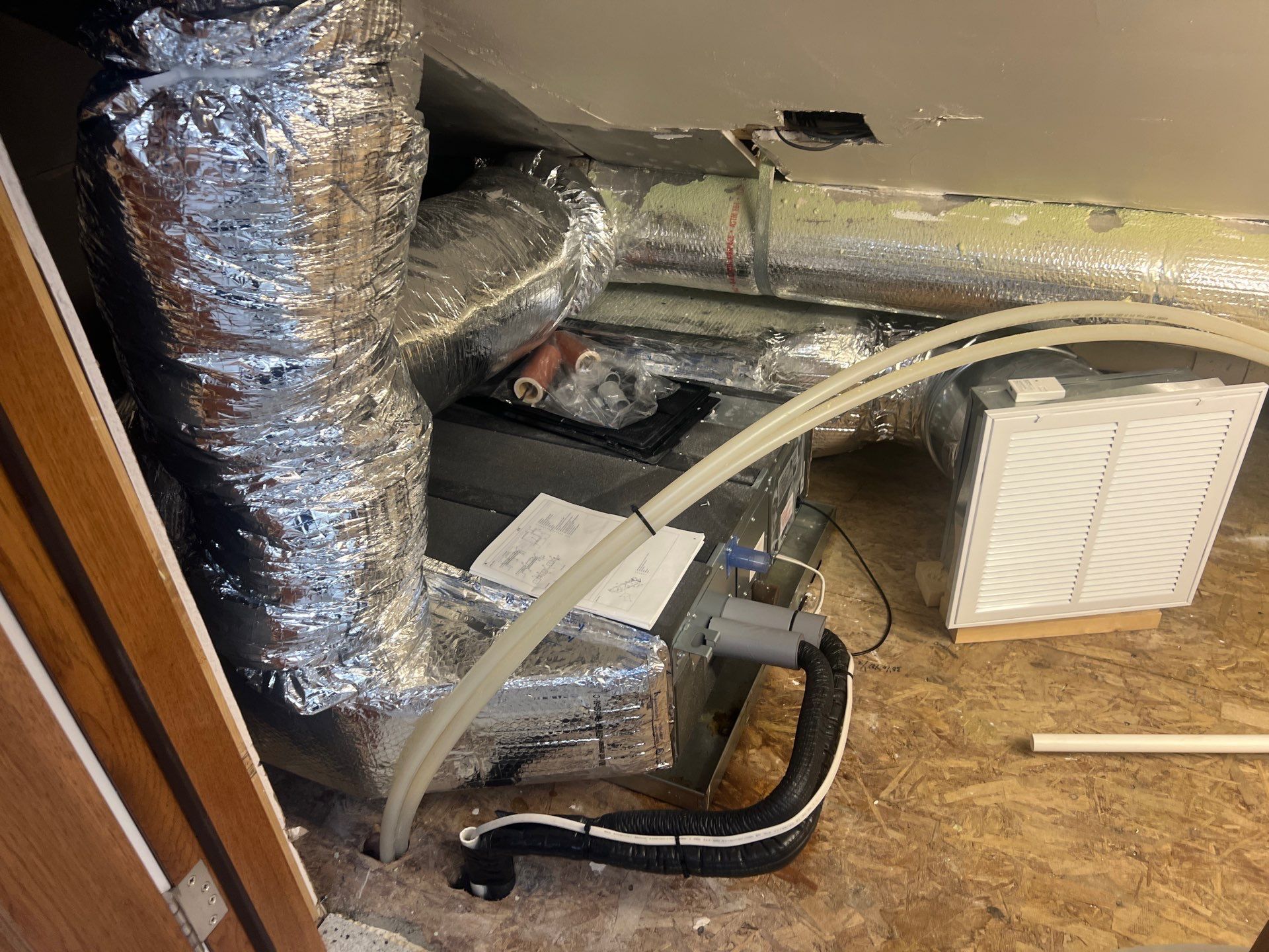 Hydro-Air Handler & Condenser Replacement – Rockport, MA by FAGONE MECHANICAL