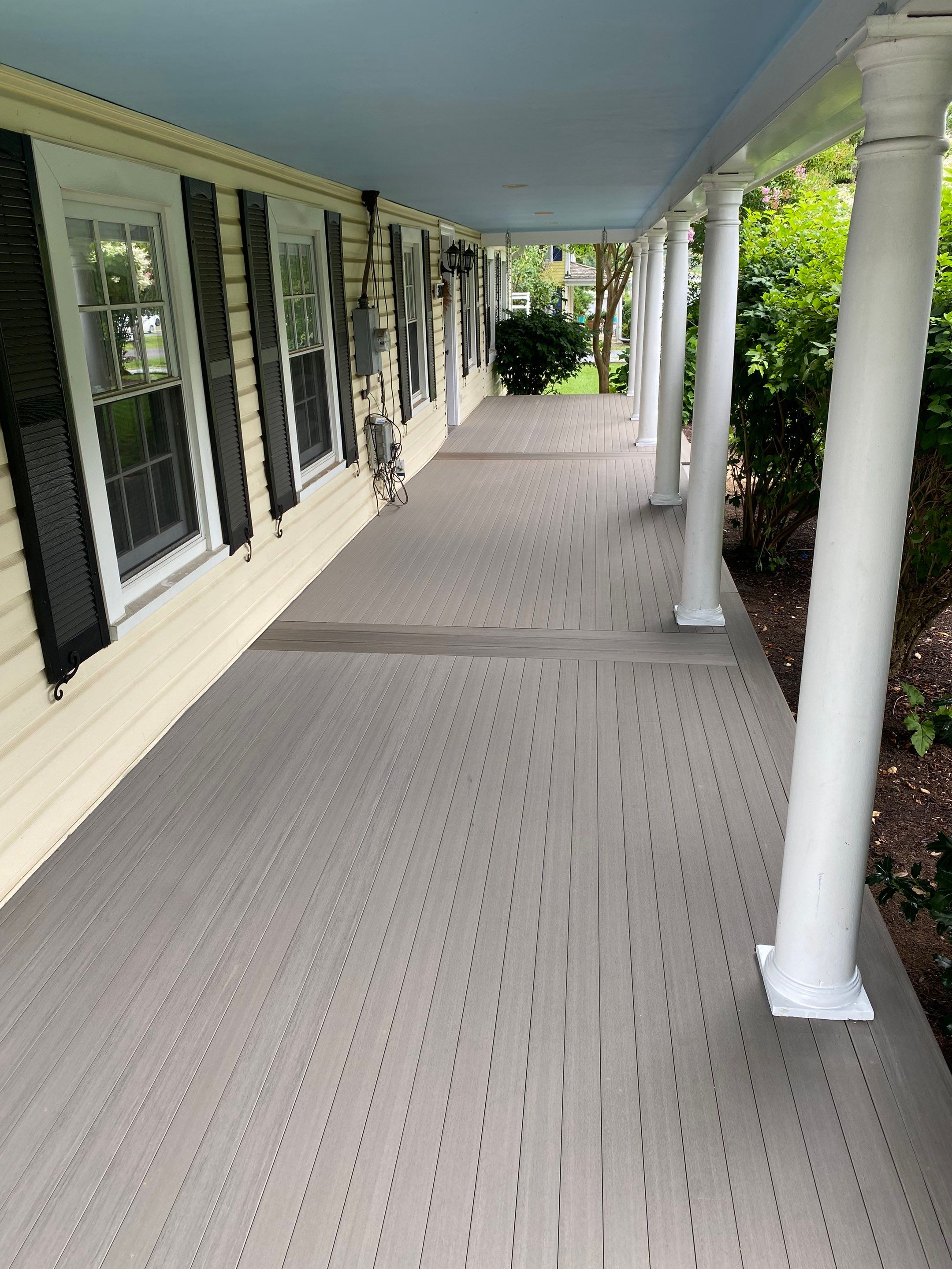 Front Porch Transformation using Timbertech Decking by The Smet Companies, LLC