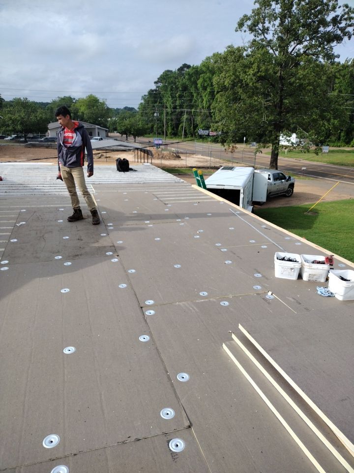 Office Building in Magnolia by Hostetler Roofing