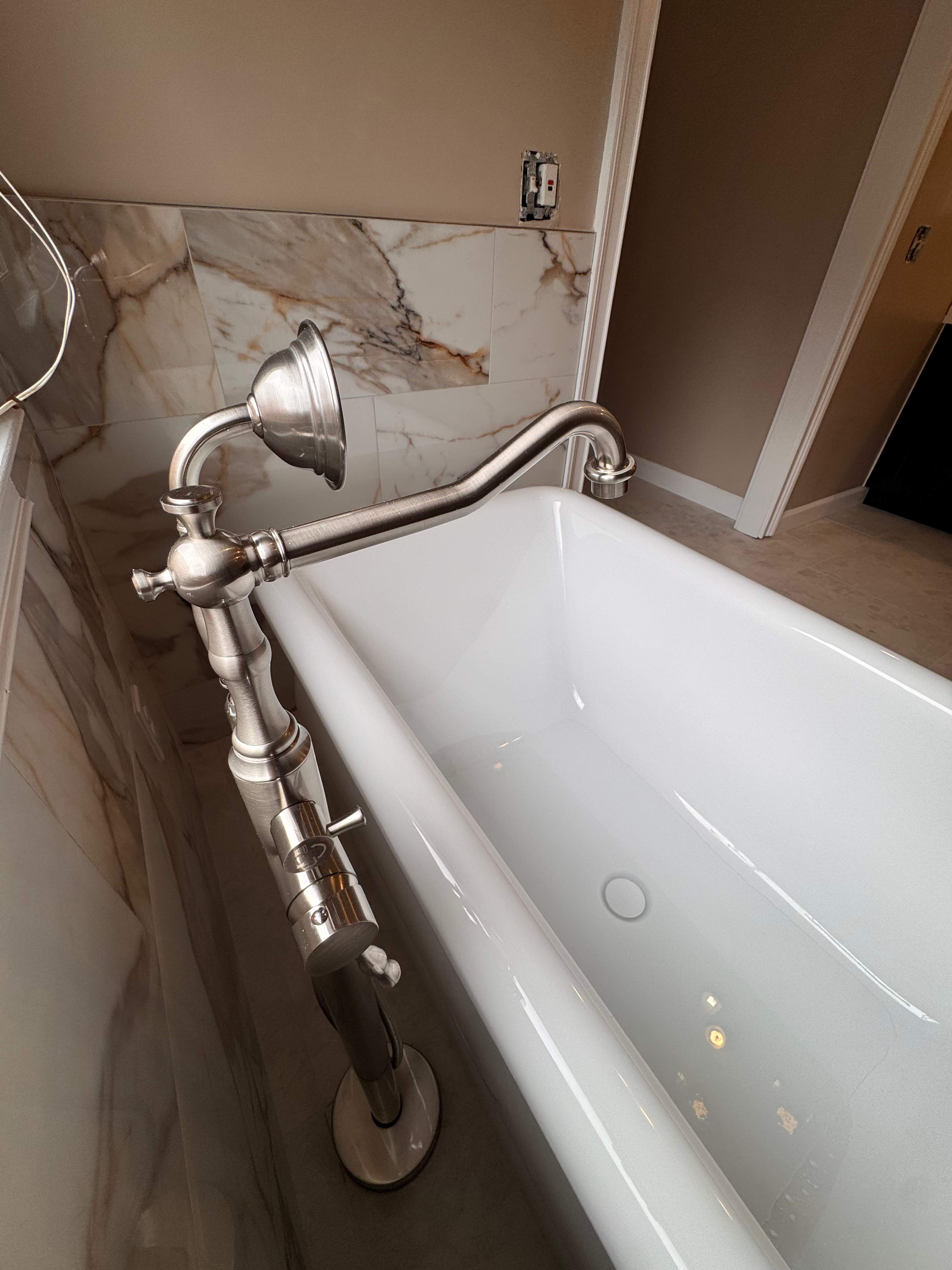 Master bathroom renovation by Prudencio