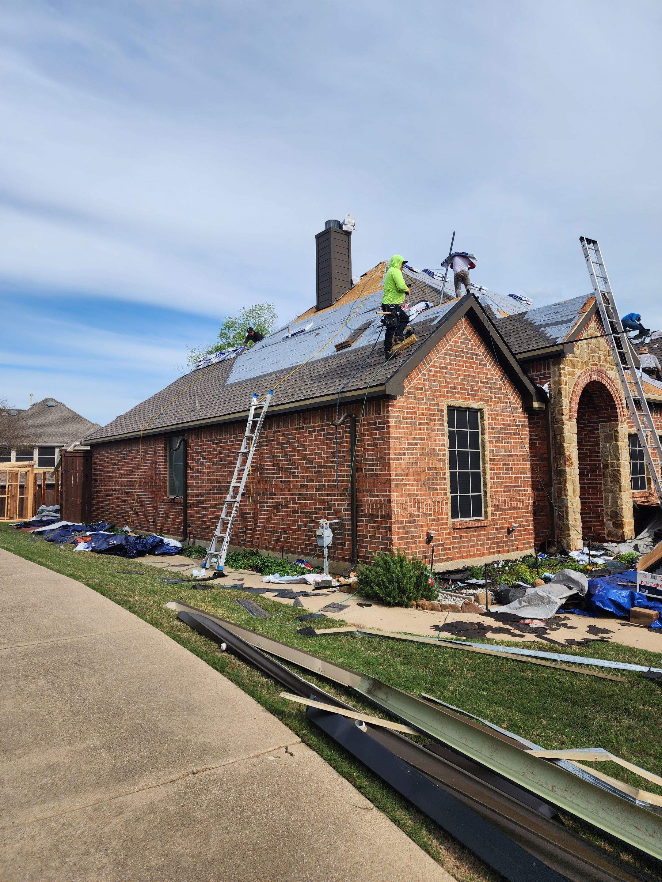 Project in Mansfield  by Zeus Exteriors