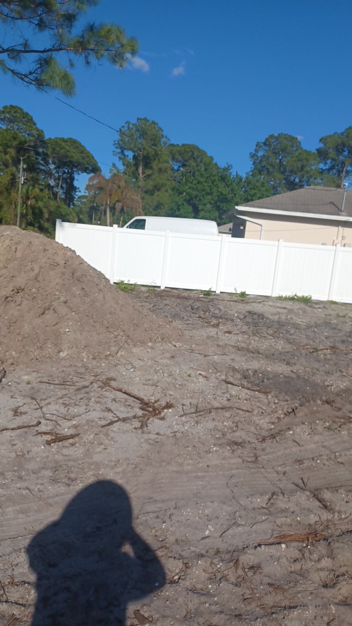 North Port, FL 6 ft. Tall White Vinyl Privacy Fence  by Asap fence and gates, LLC