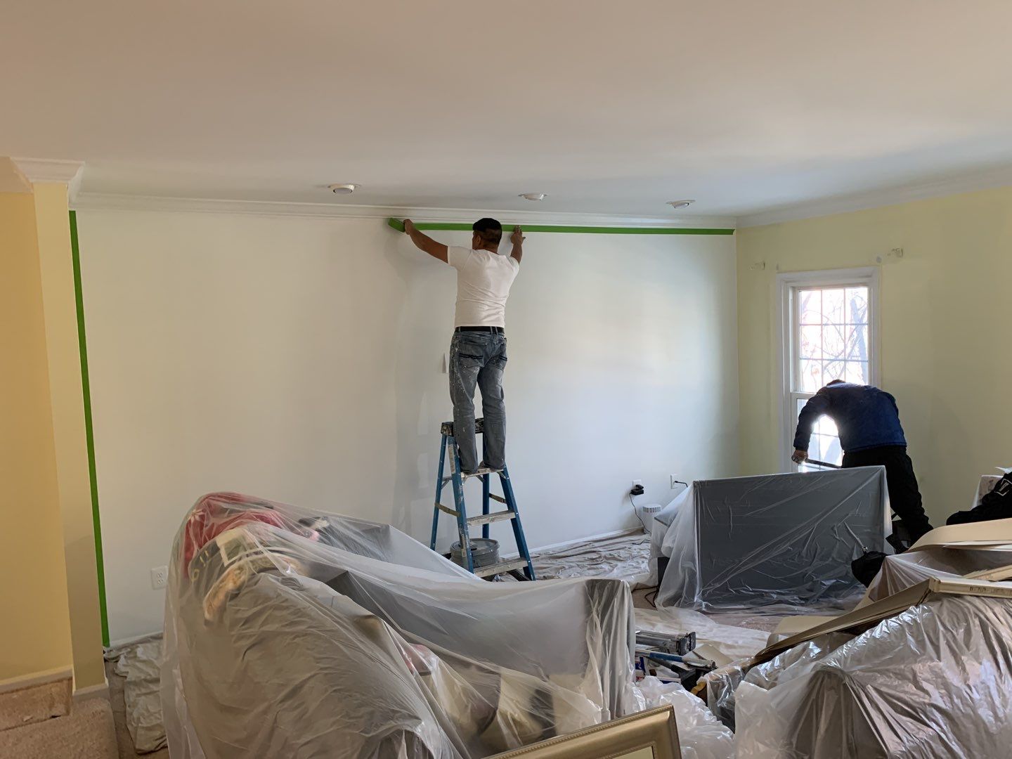 Wall & Cabinets Painting by Greenspring Construction Services