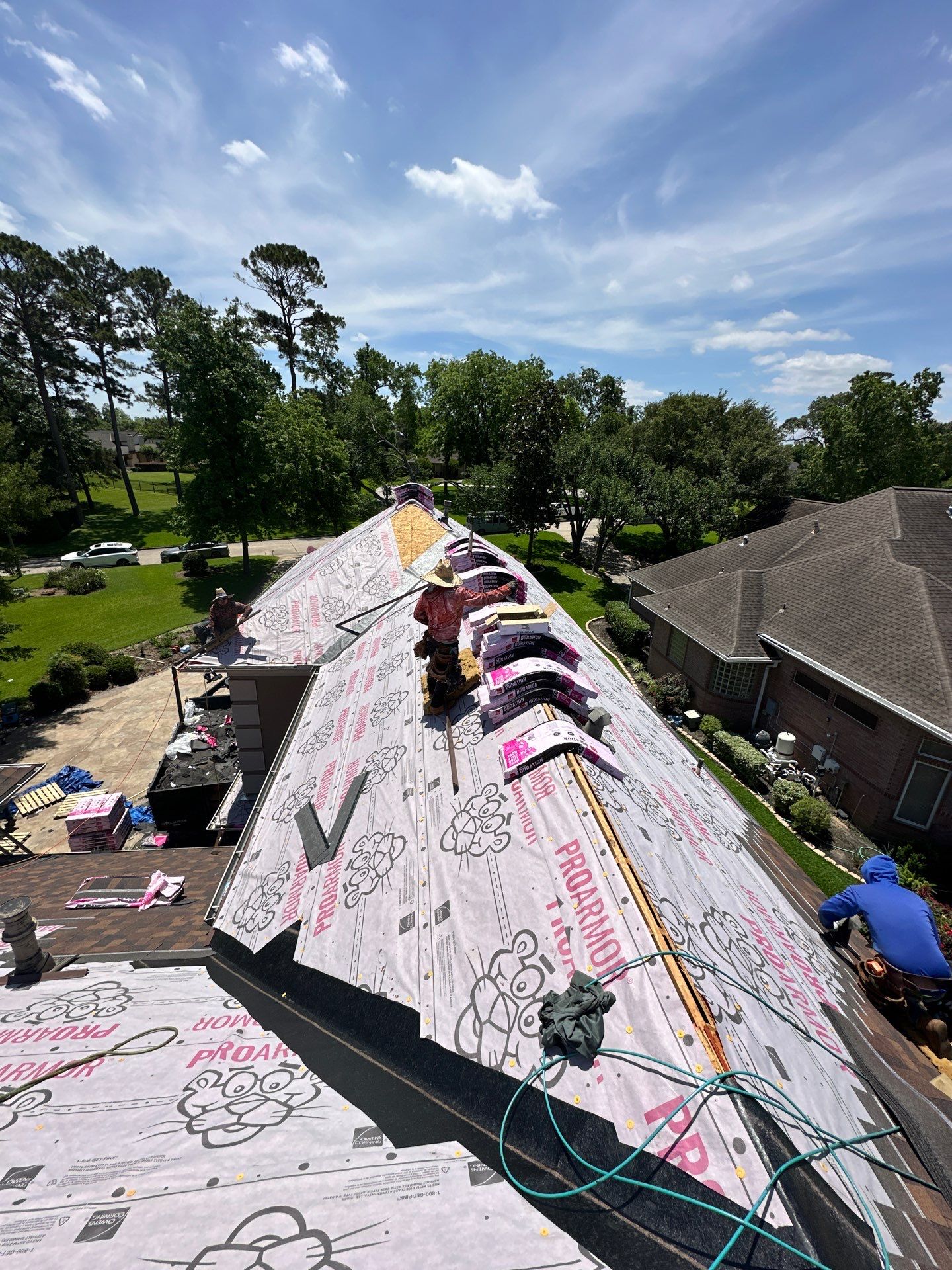 Project in Montgomery by Motion Roofing