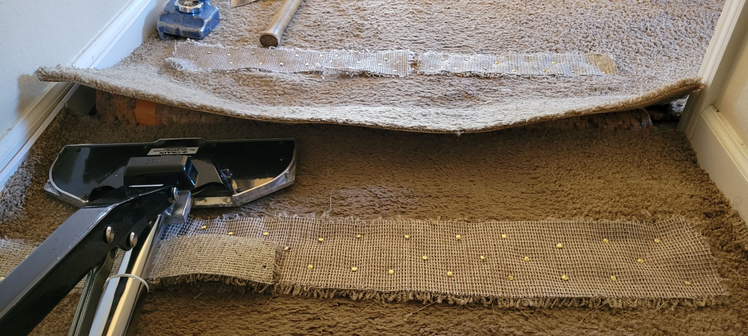 Fixing Carpet Wrinkles in a Hallway by Ardent Carpet Restore LLC