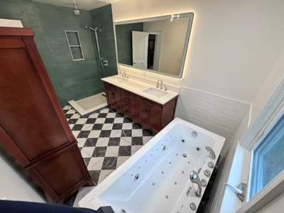 Master bathroom remodeling