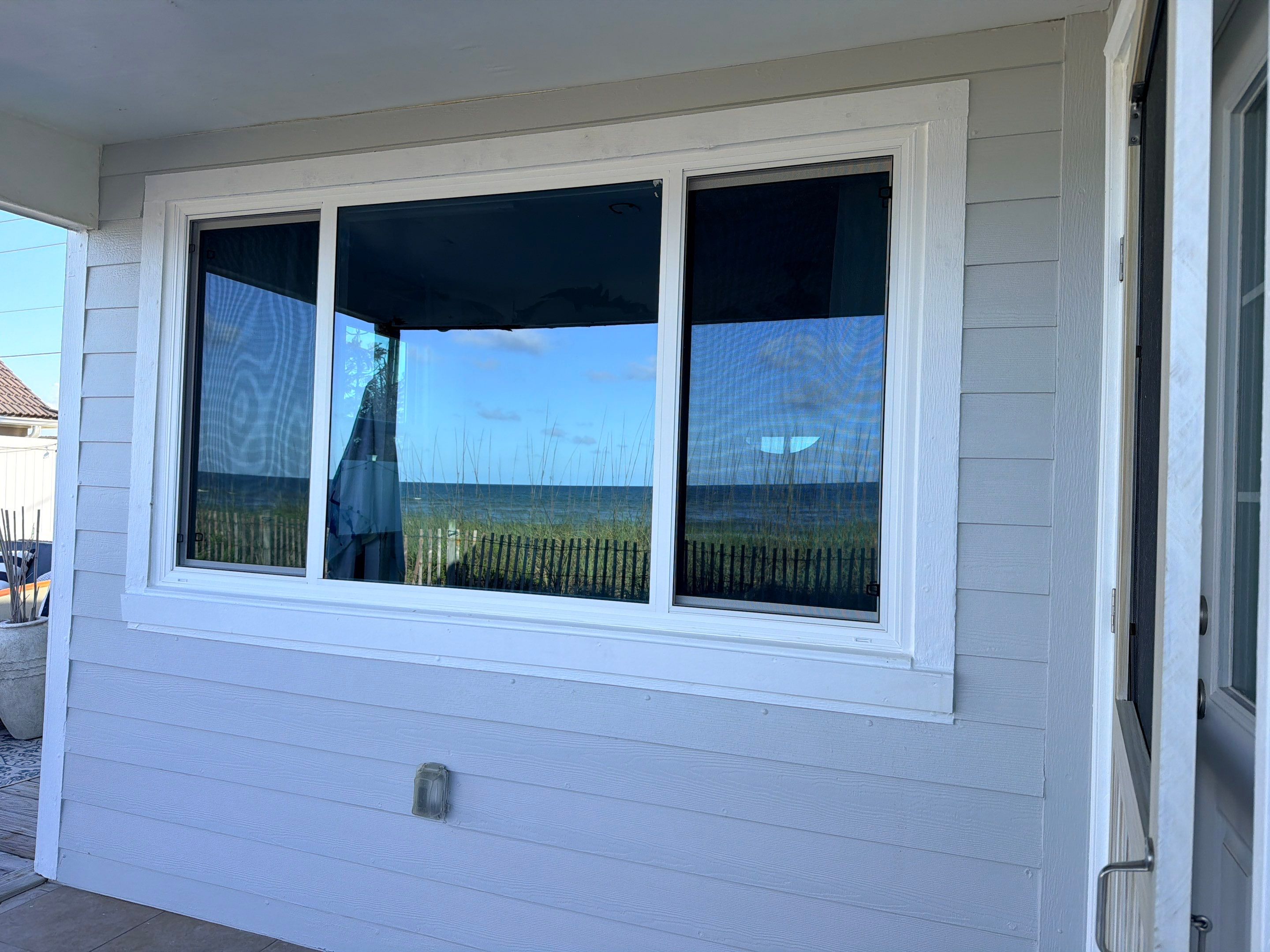 Coastal Window Replacement full Impact in Ponte Vedra Beach Ocean Front by Windows & Doors Store